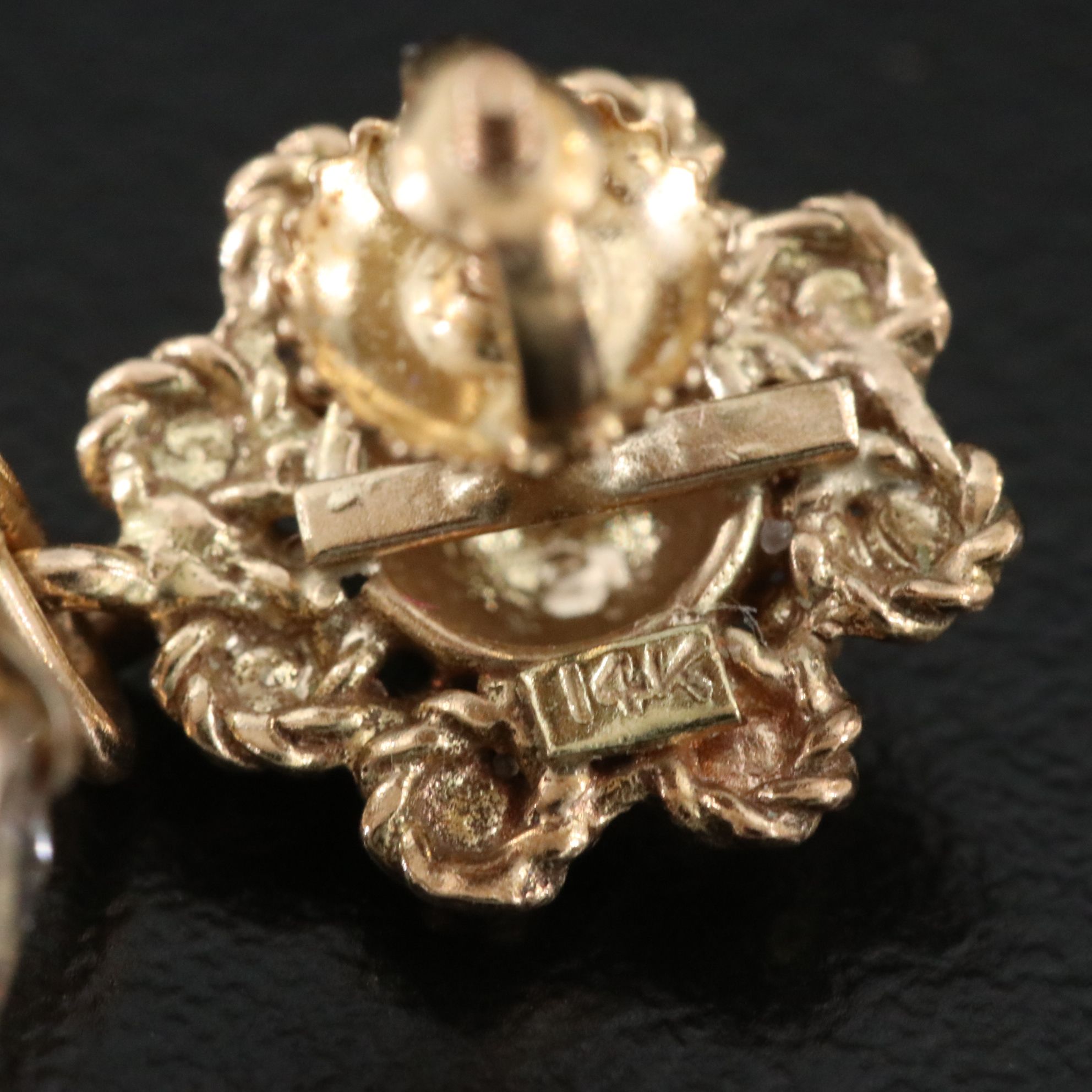 14K and 10K Diamond Earrings and Ring