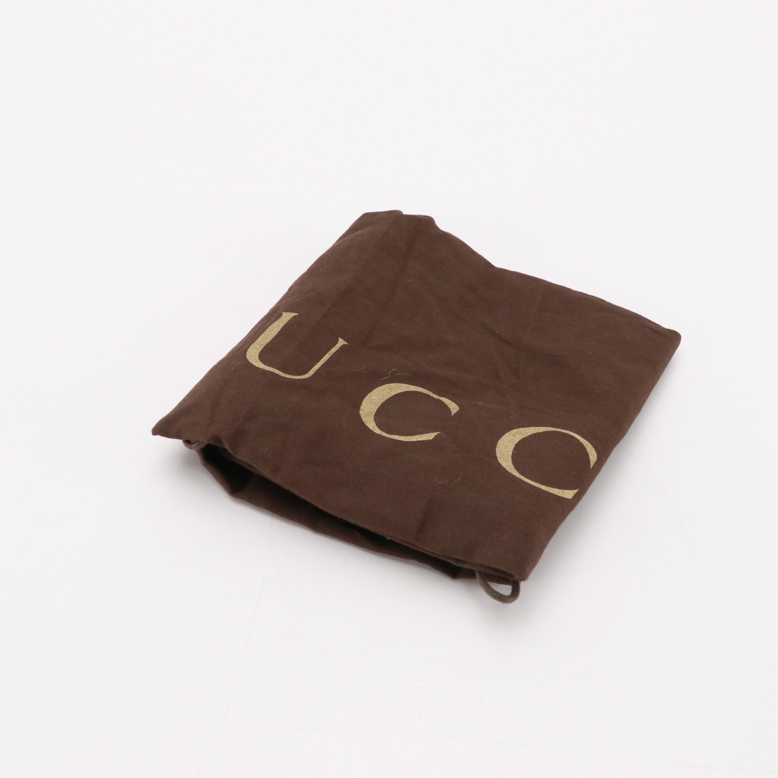 Gucci Two-Way Swing Tote in Cherry Red Grained Leather