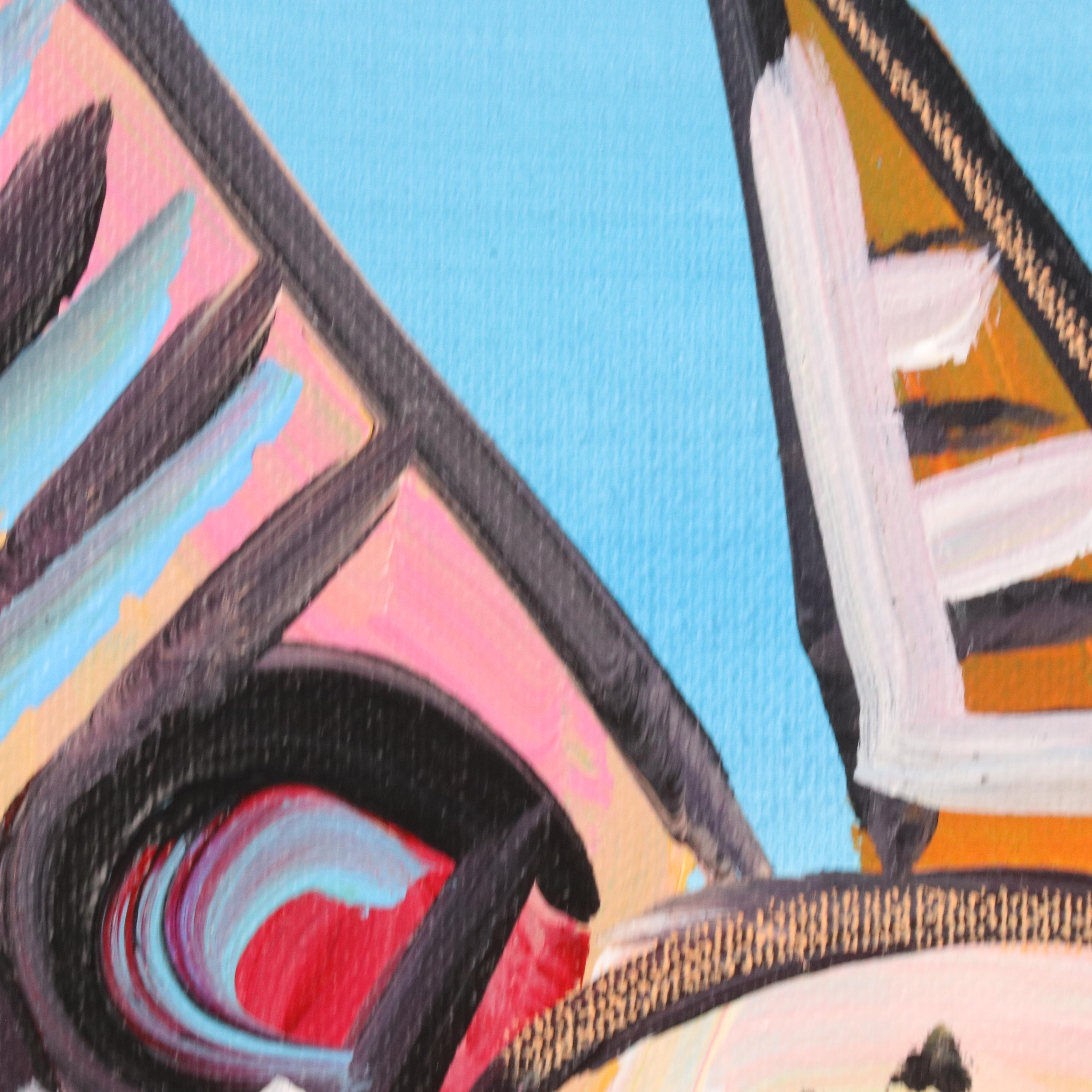 Cor Stylized Acrylic Painting of Dog, 2025