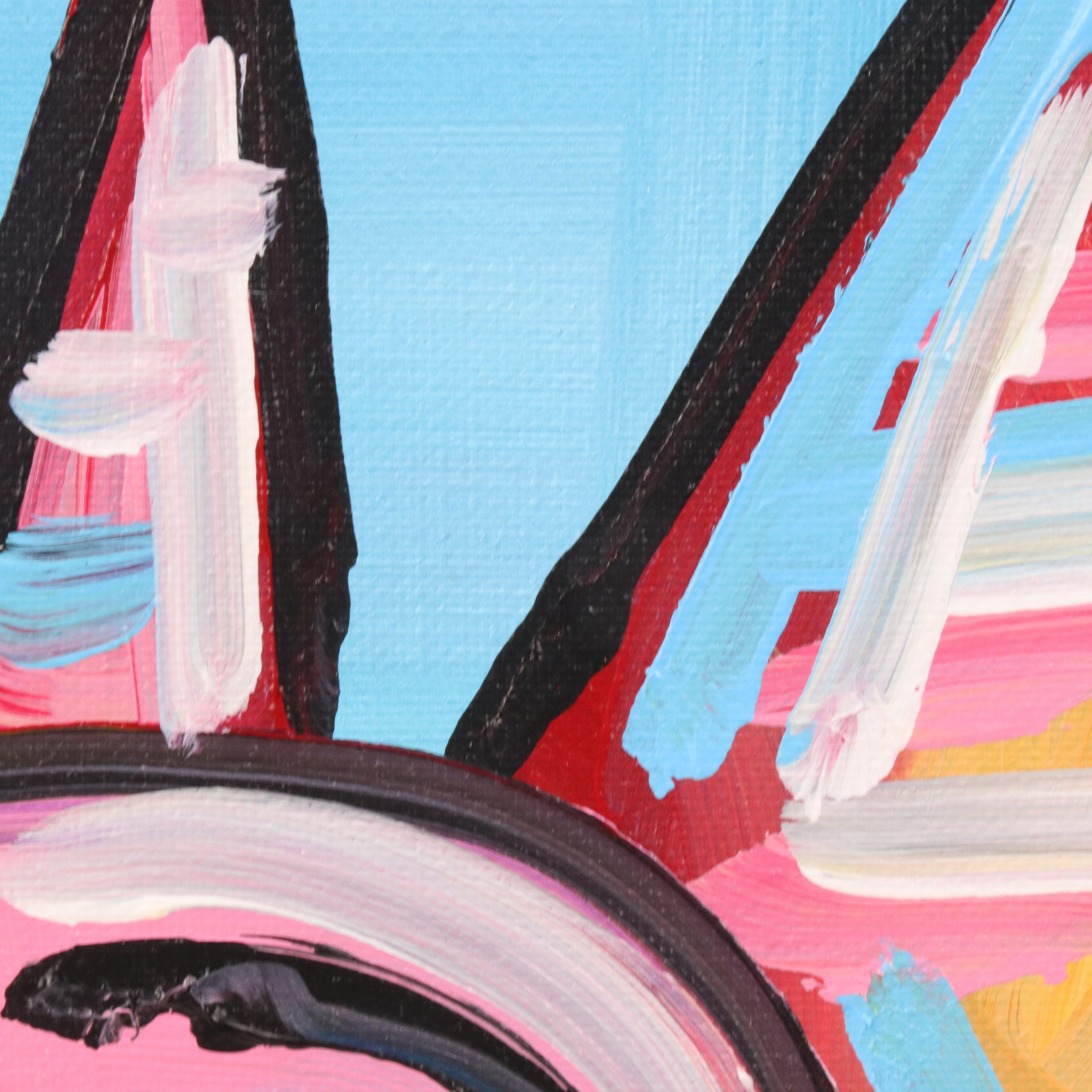 Cor Stylized Acrylic Painting of Dog, 2025