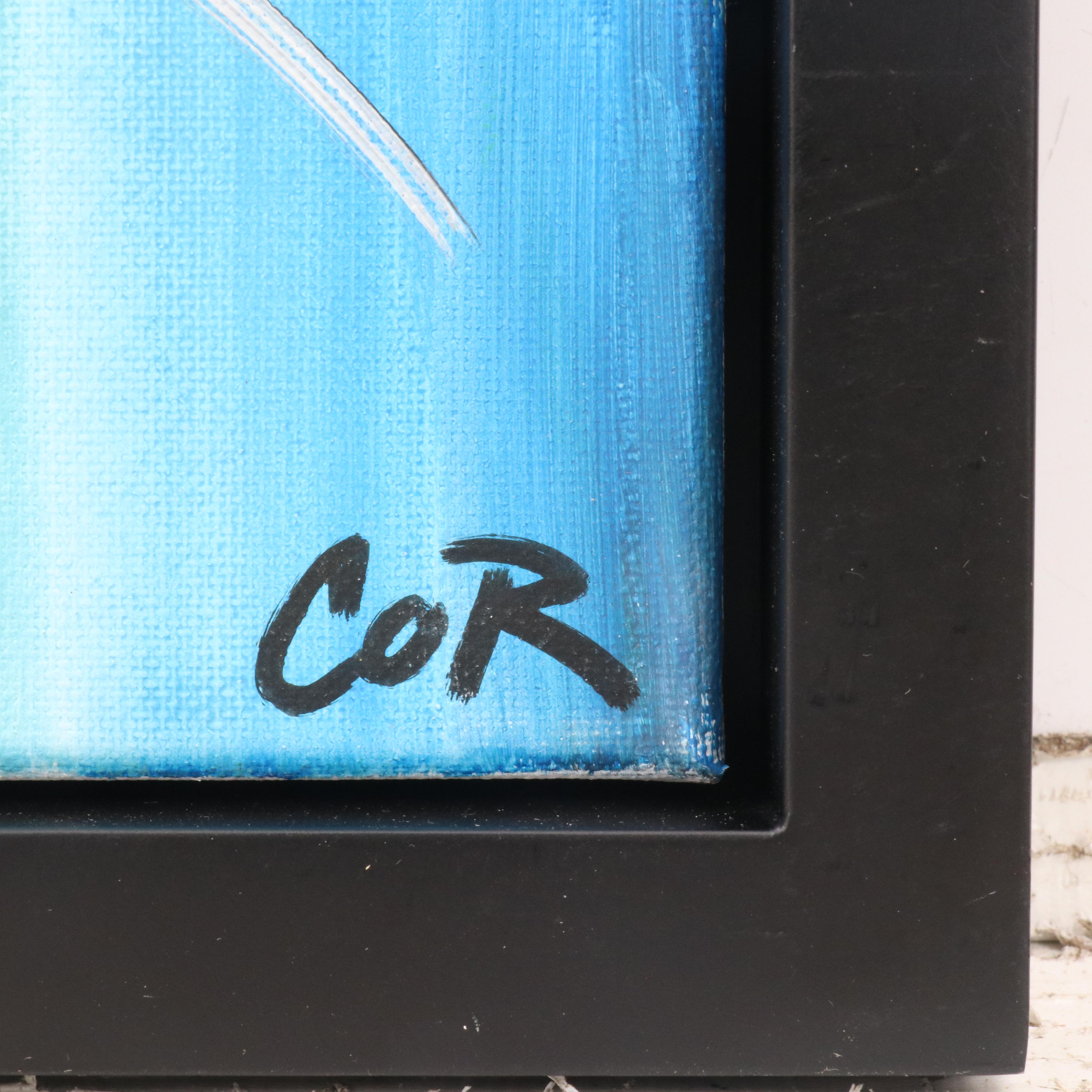 Cor Stylized Acrylic Painting of Dog, 2025