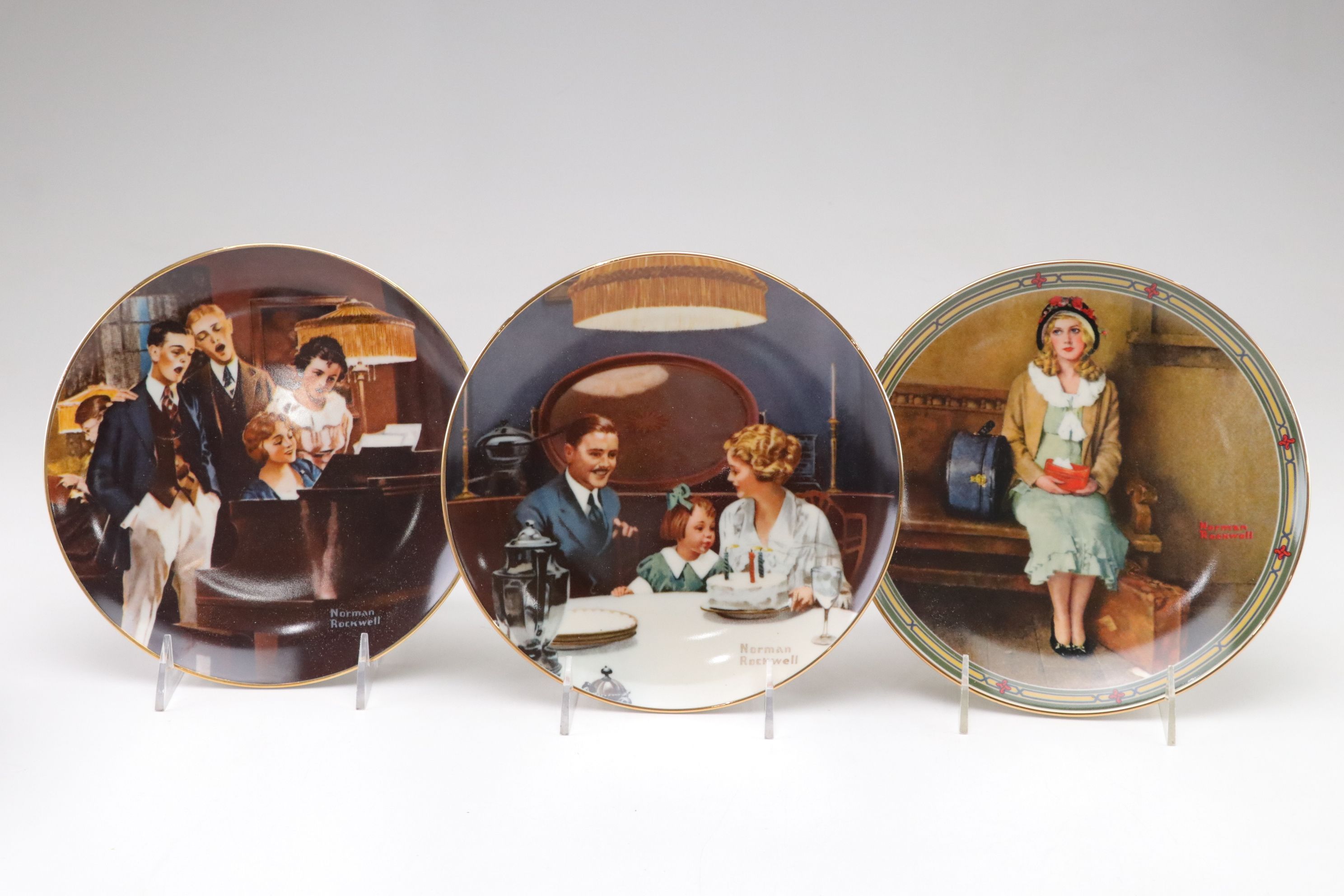 Norman Rockwell "Mother's Day" and More Collector Plates by Edwin Knowles