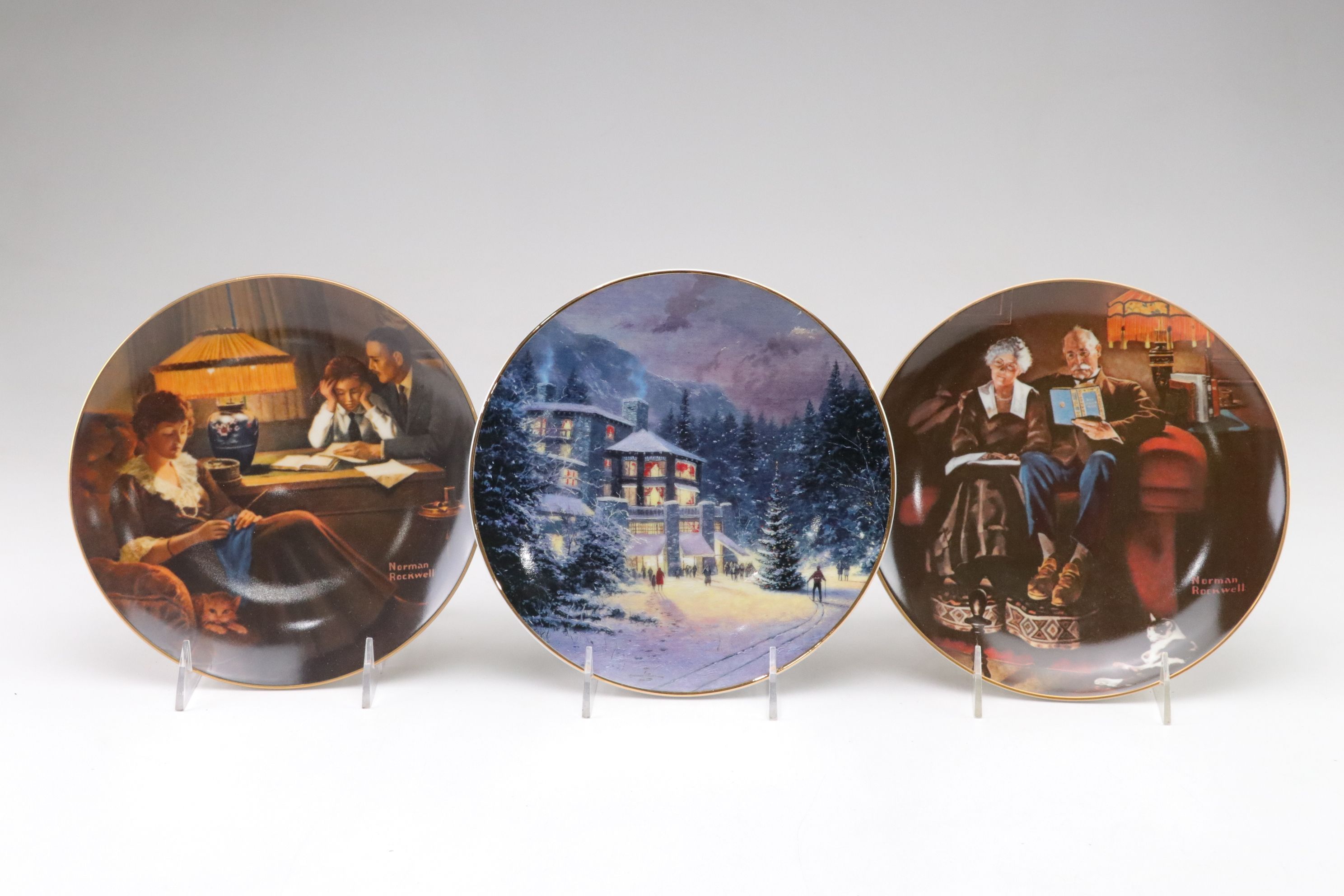 Norman Rockwell "Mother's Day" and More Collector Plates by Edwin Knowles