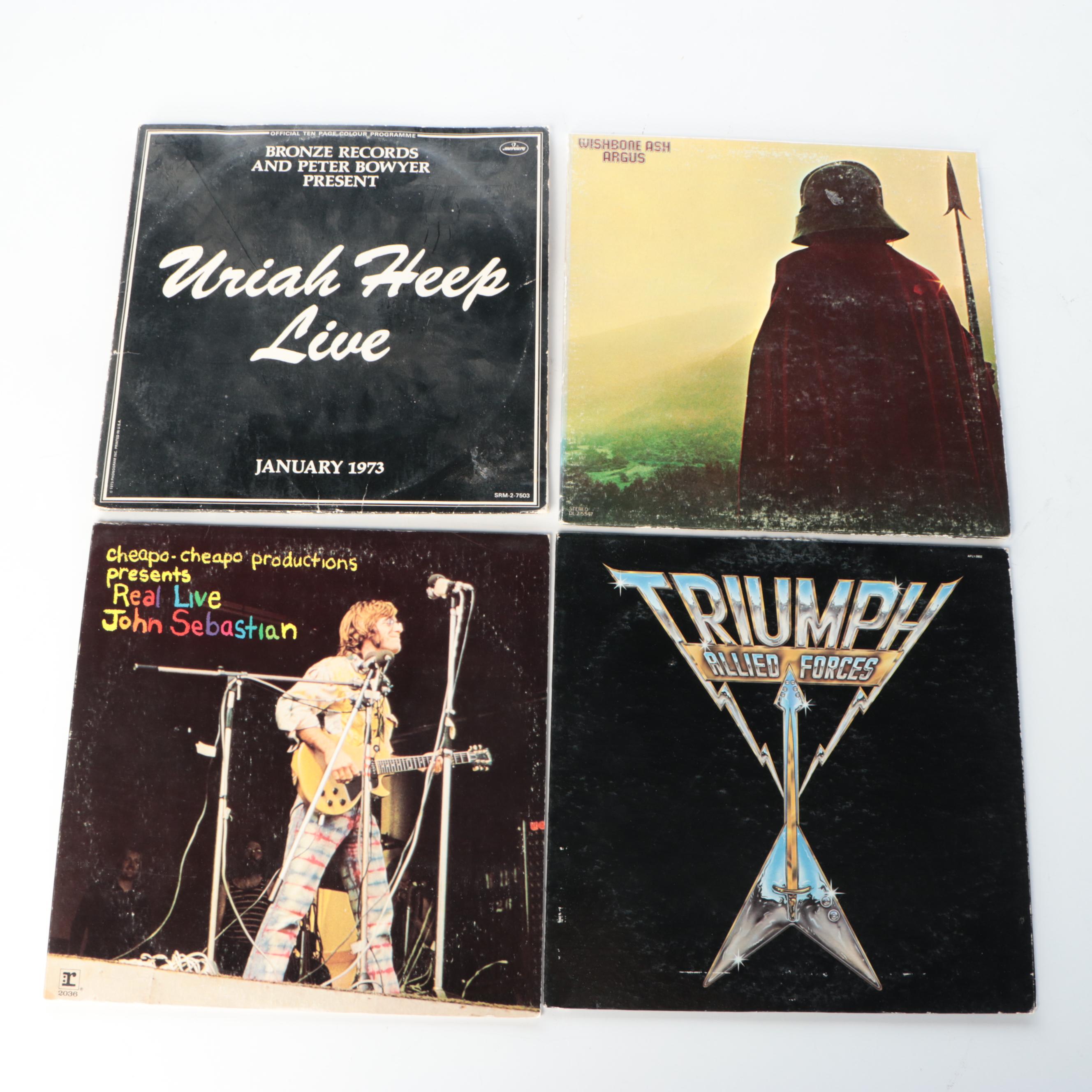 Journey, The Beatles, Mike Oldfield, and More Vinyl Record Albums