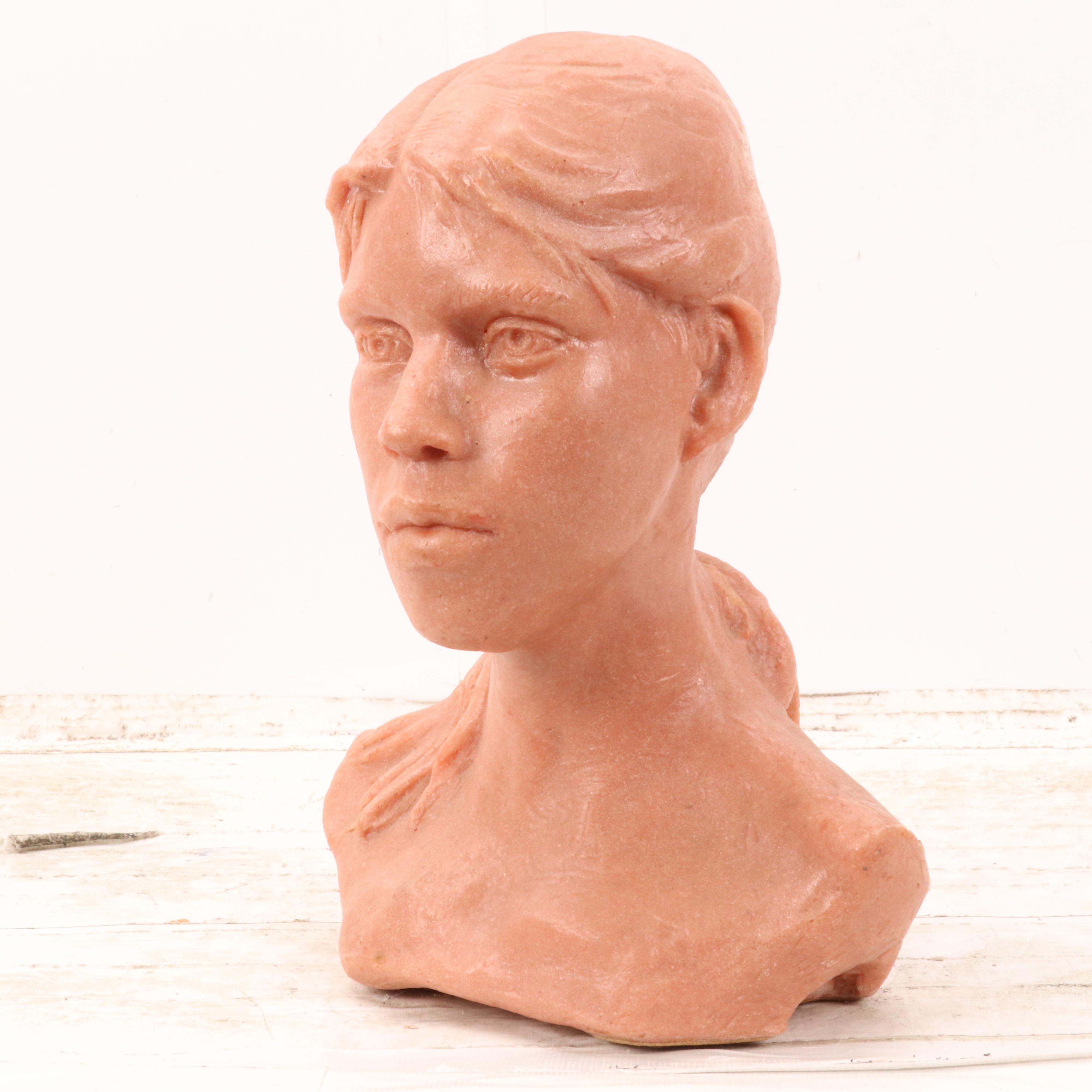 Sculpture by Gloria Bradley of Woman, 21st Century