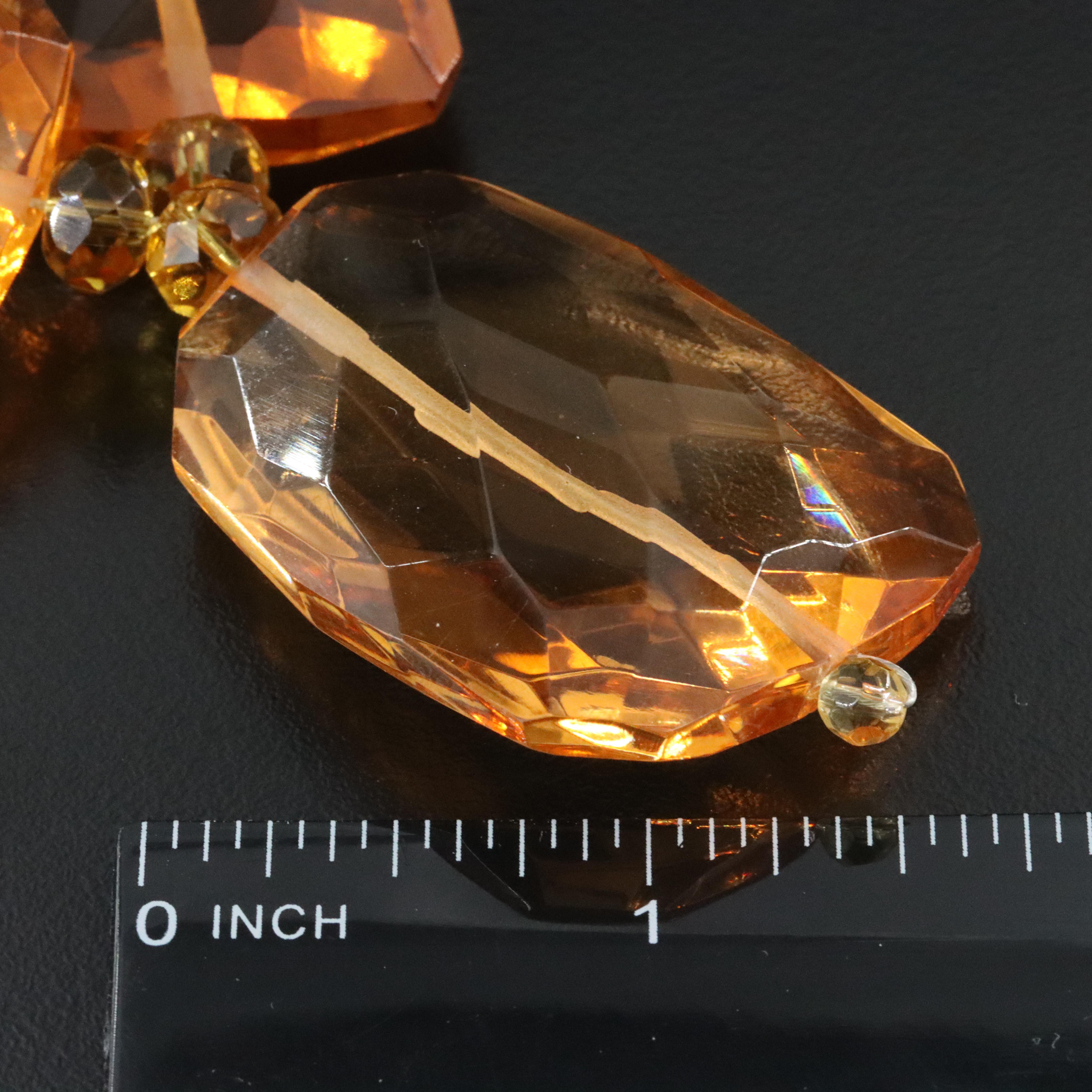 Sterling Faux Gemstone Necklace