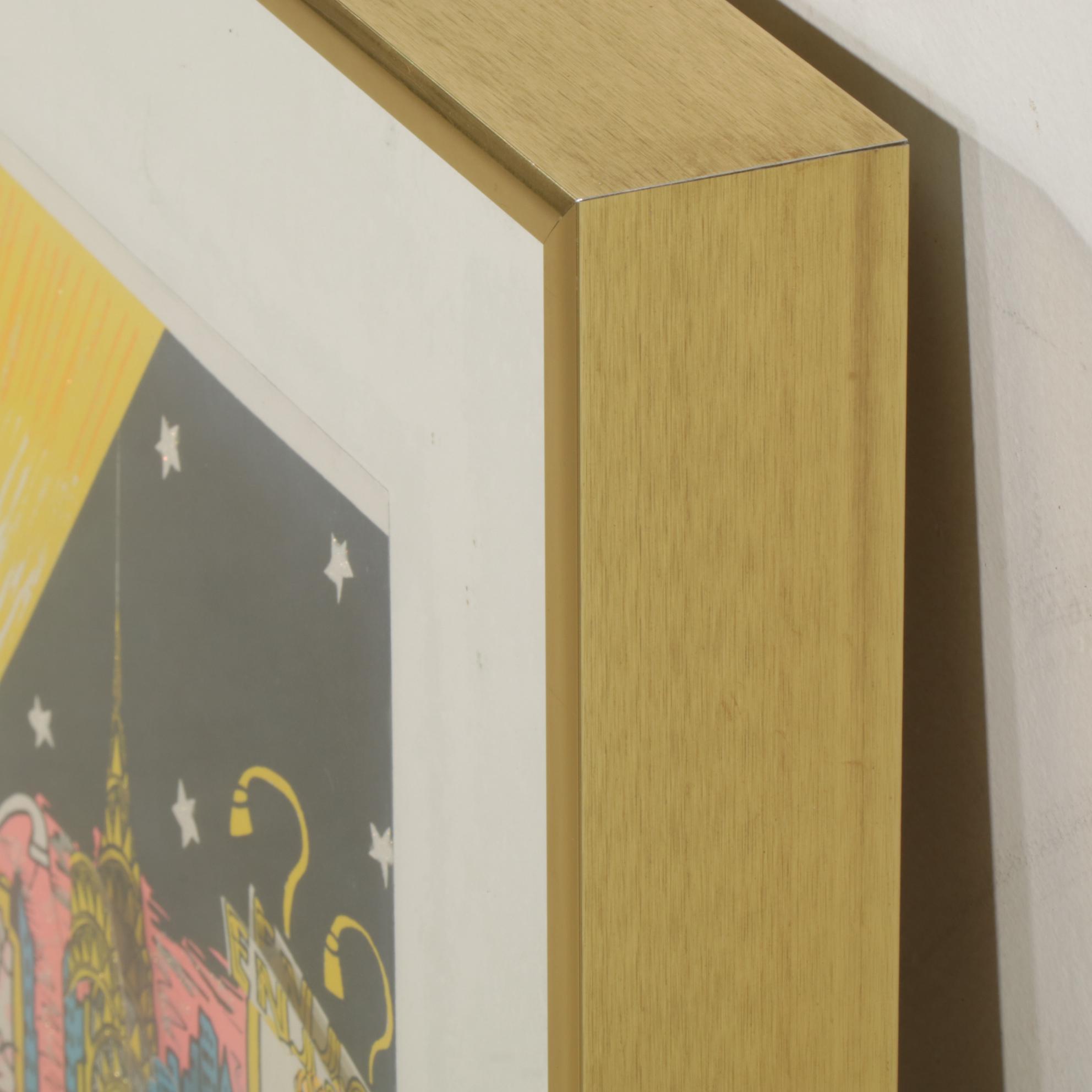 Charles Fazzino Dimensional Serigraph "Night on Broadway," Late 20th Century