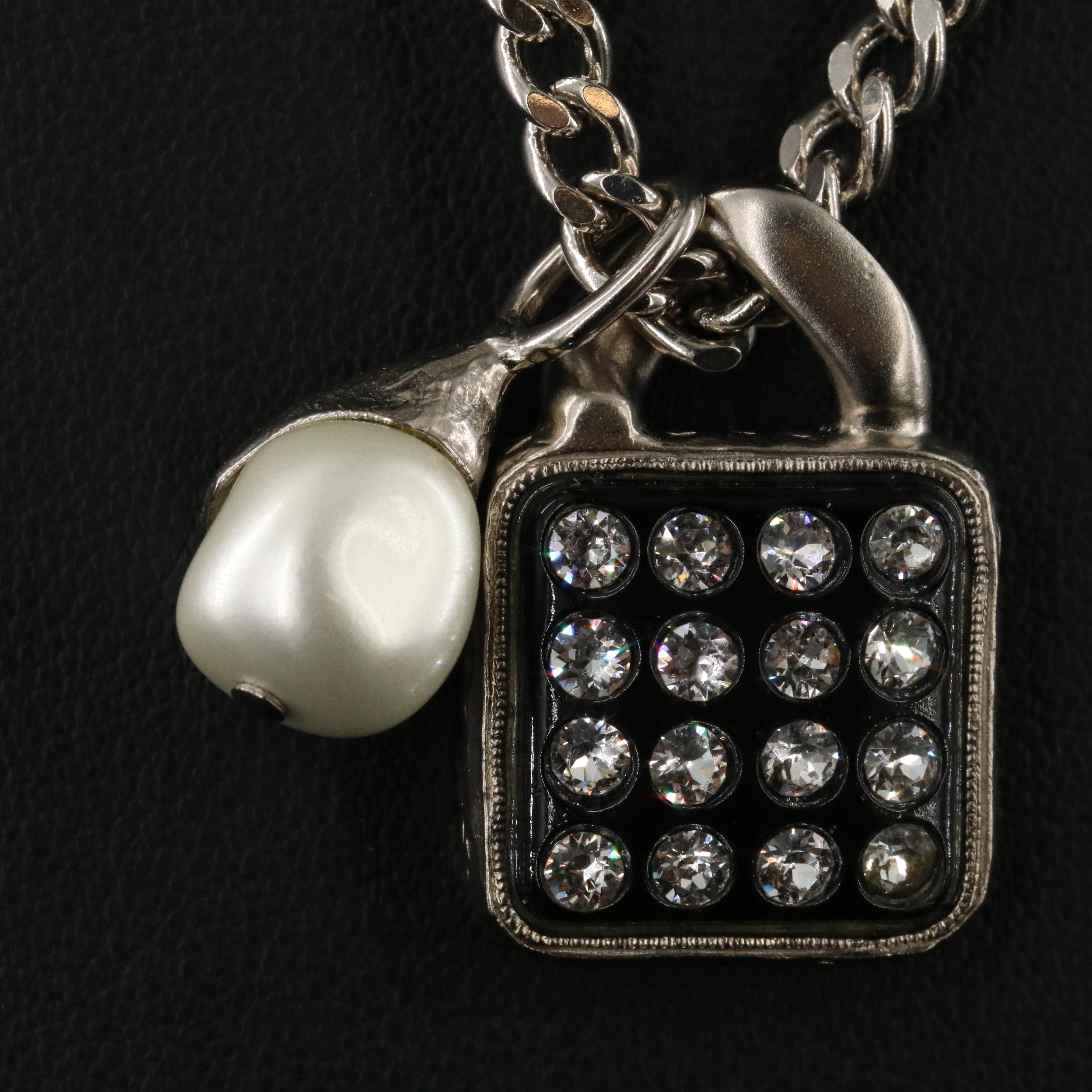 Chanel CC Three Charm Necklace 2022