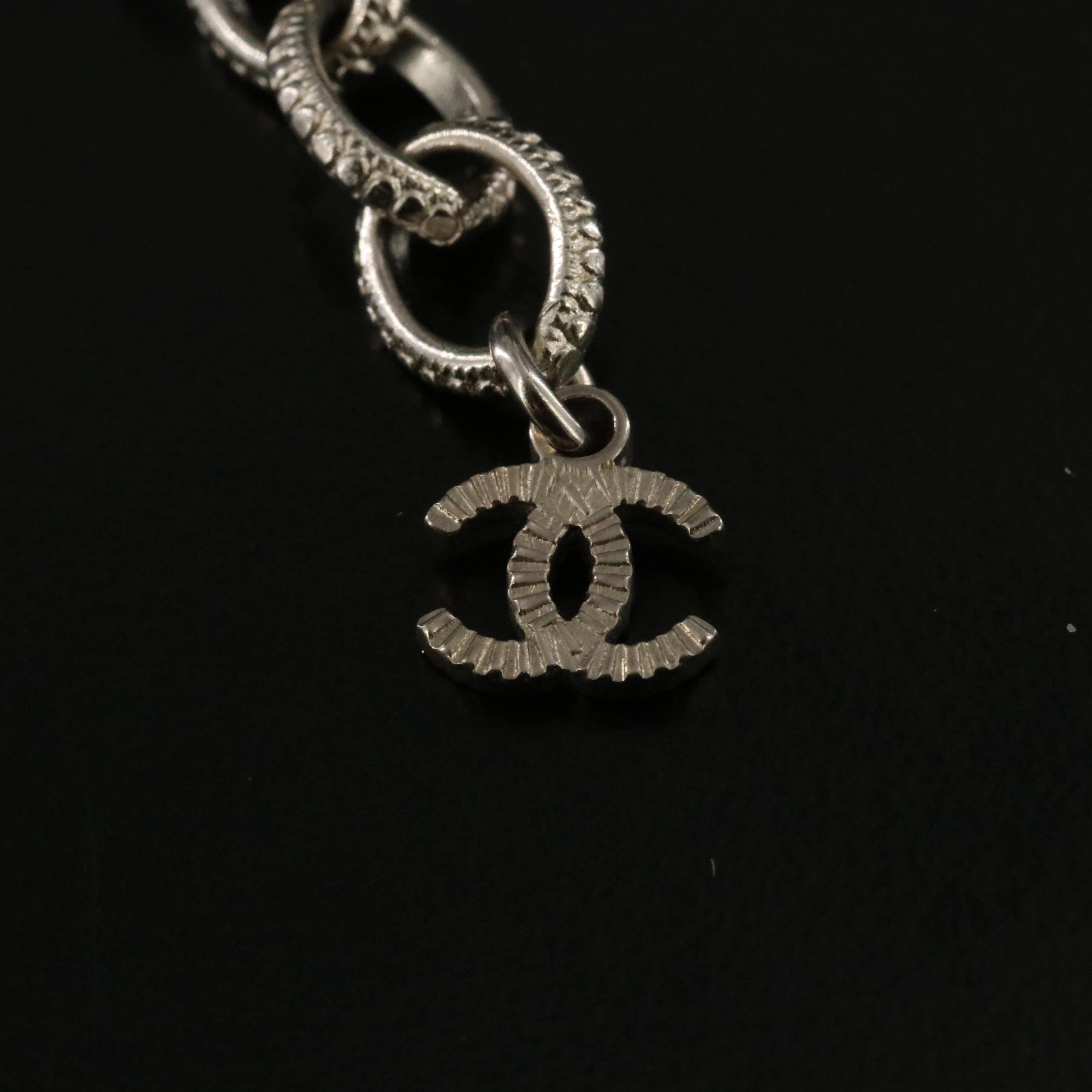 Chanel CC Three Charm Necklace 2022