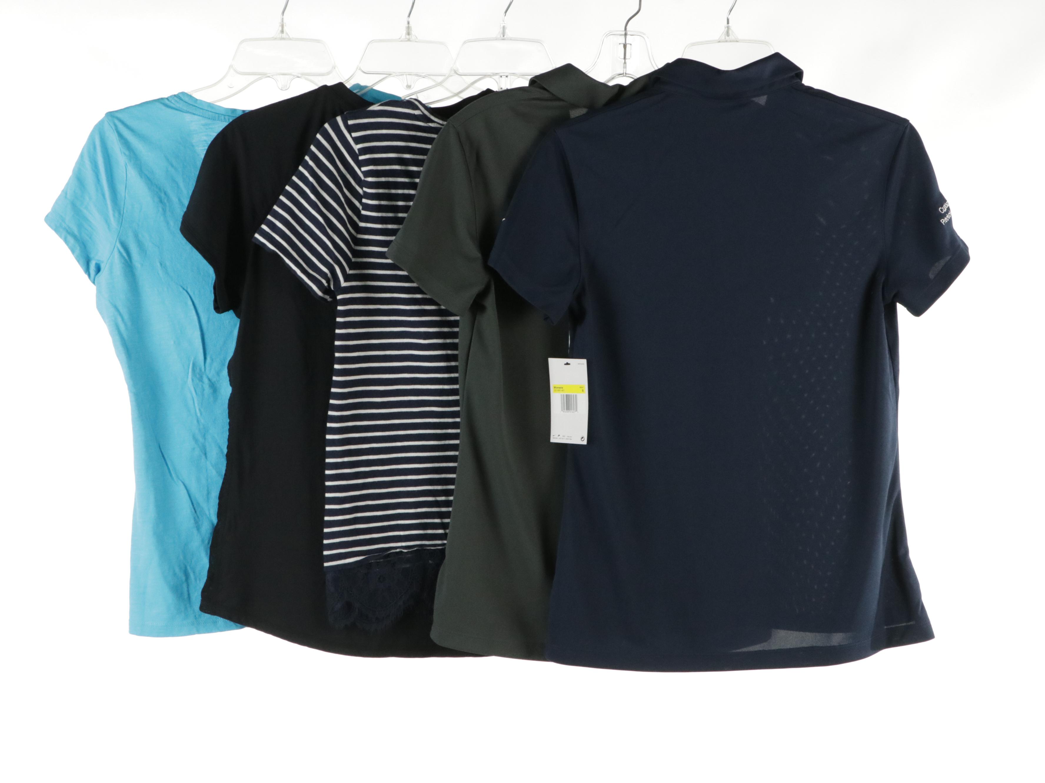 J Crew Short Sleeve Top, US Polo Association T-Shirt with Nike Polo Shirts