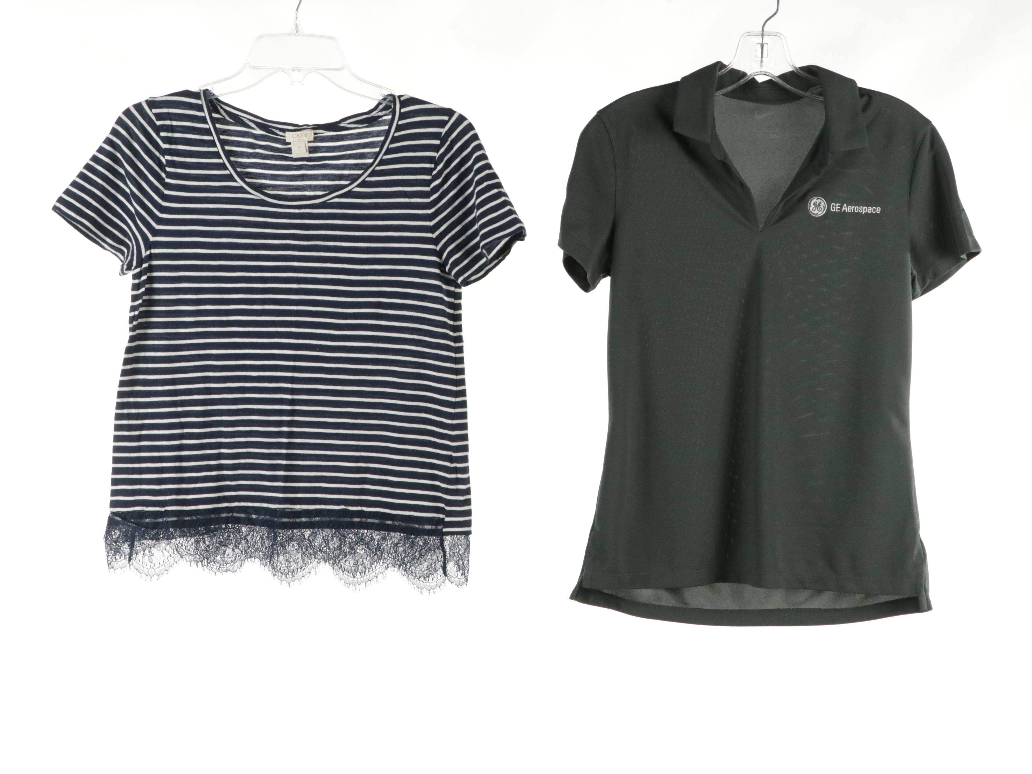 J Crew Short Sleeve Top, US Polo Association T-Shirt with Nike Polo Shirts