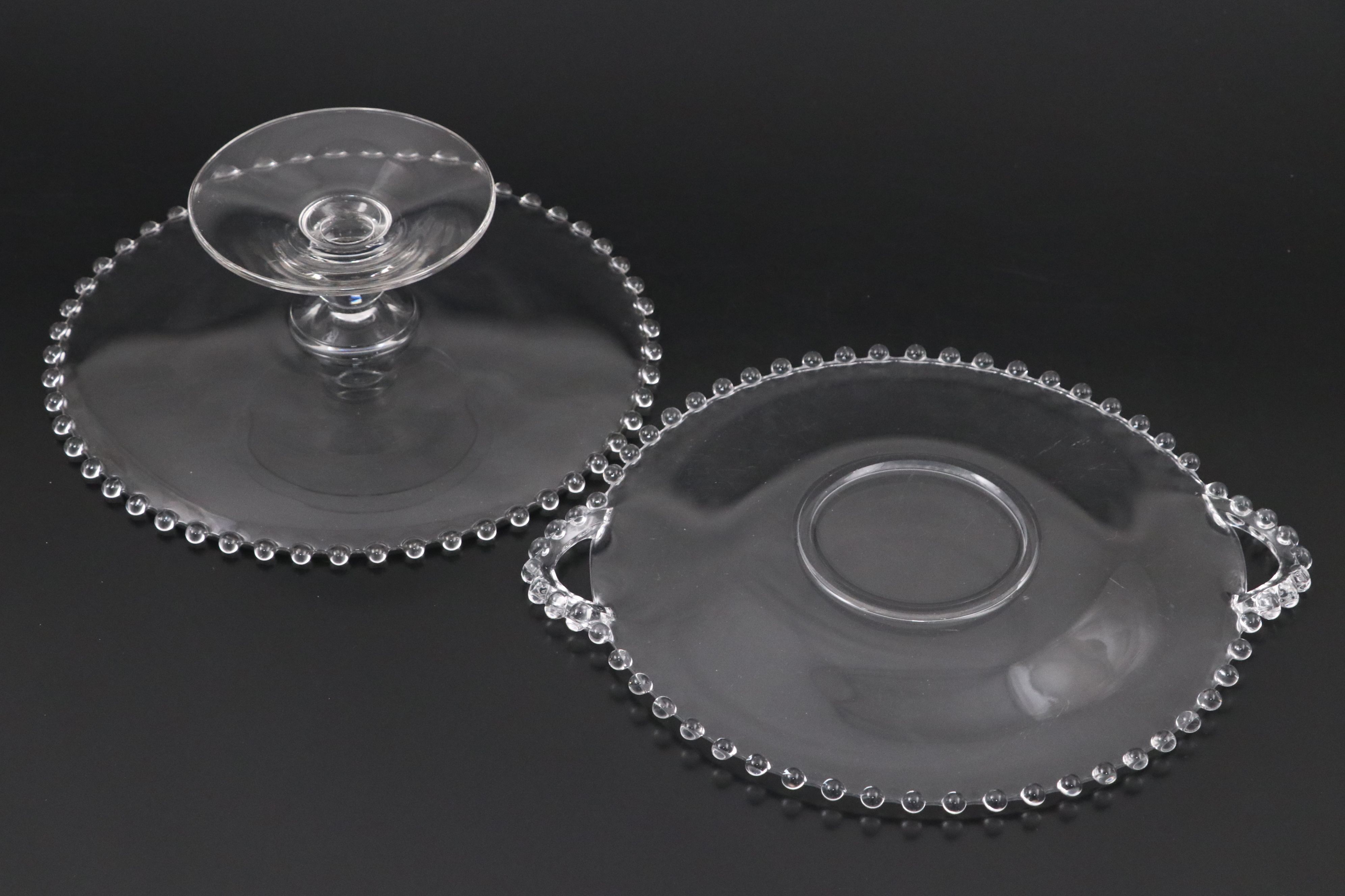 Imperial Glass "Candlewick Clear" Dinnerware and Table Accessories