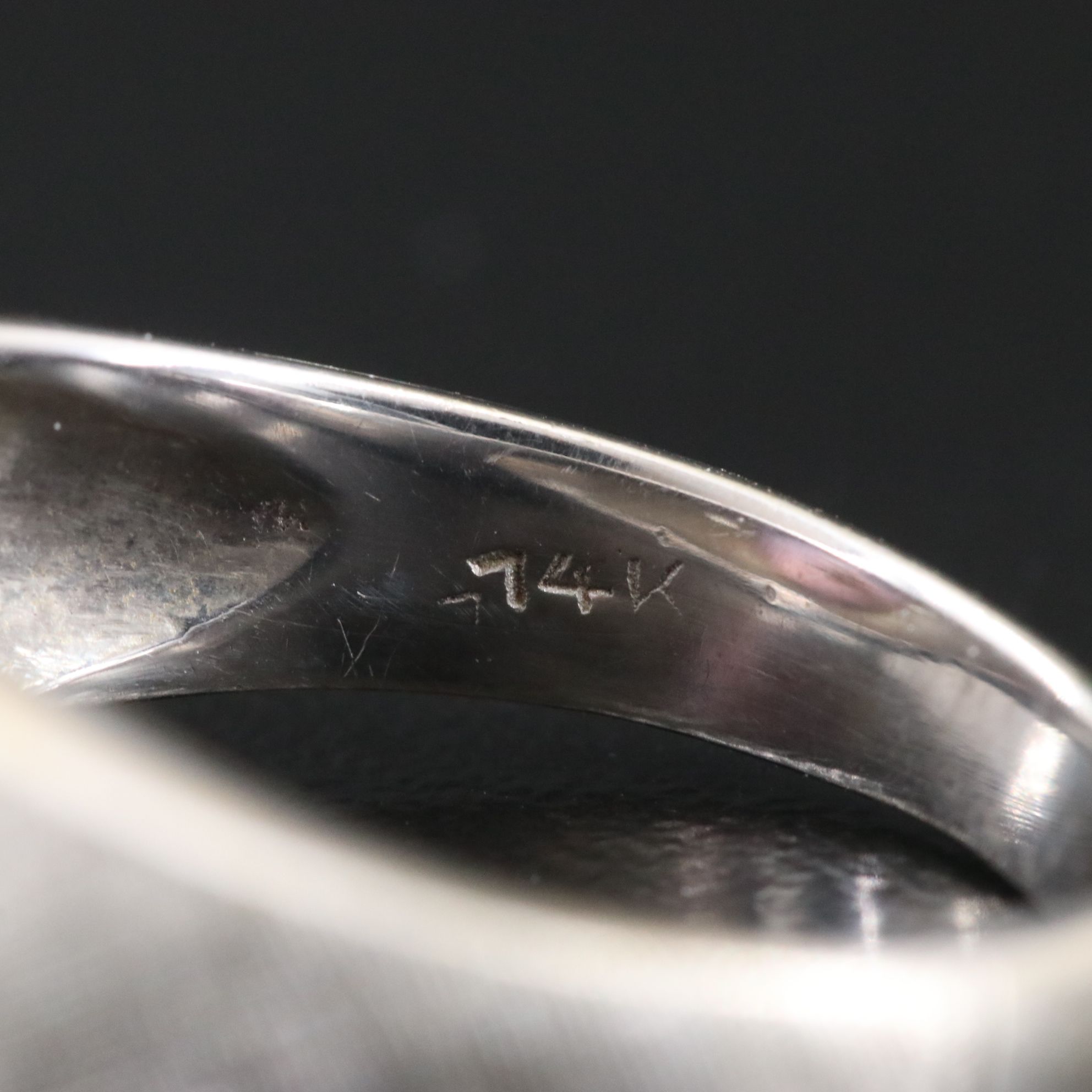 Vintage 14K Star Sapphire and Diamond Ring