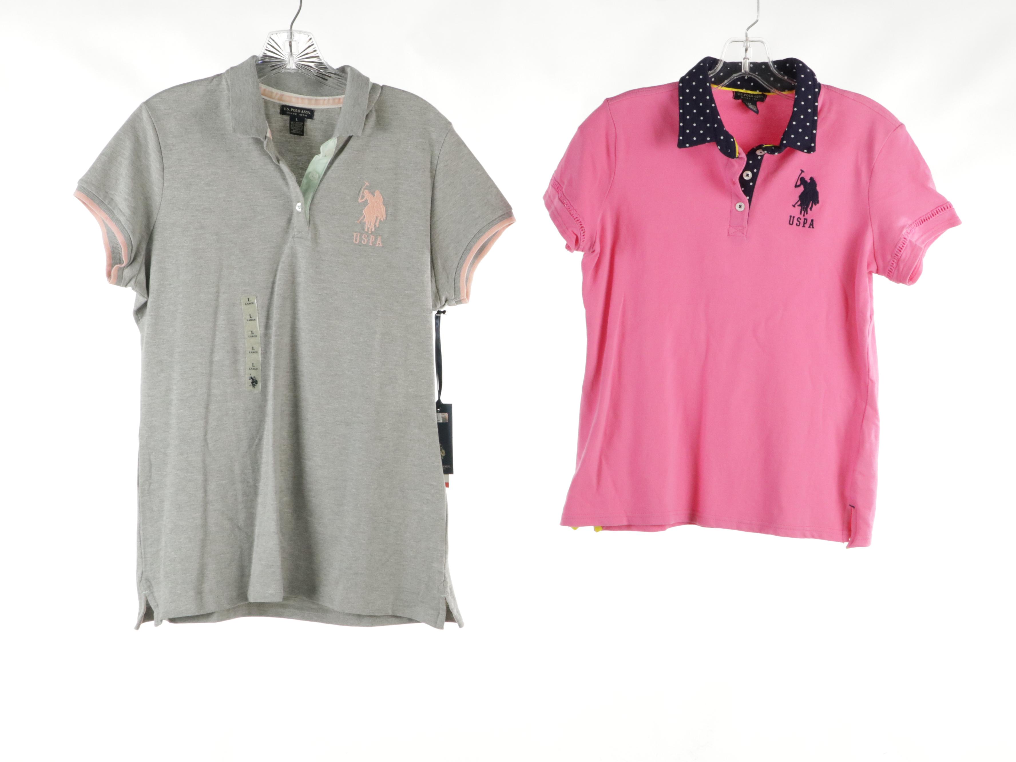 US Polo Association Short Sleeve Polo Shirts in Cotton, With Tags