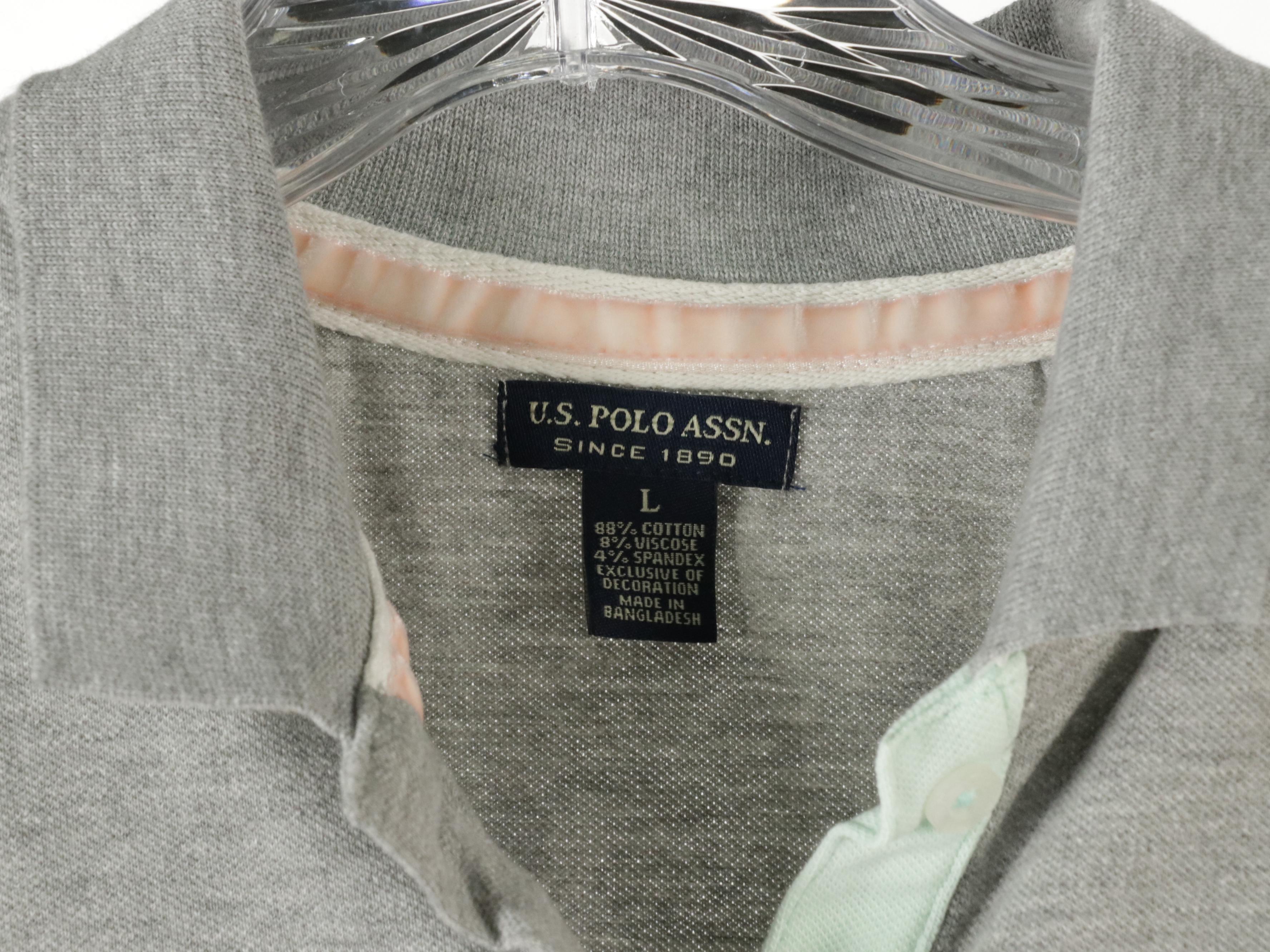 US Polo Association Short Sleeve Polo Shirts in Cotton, With Tags