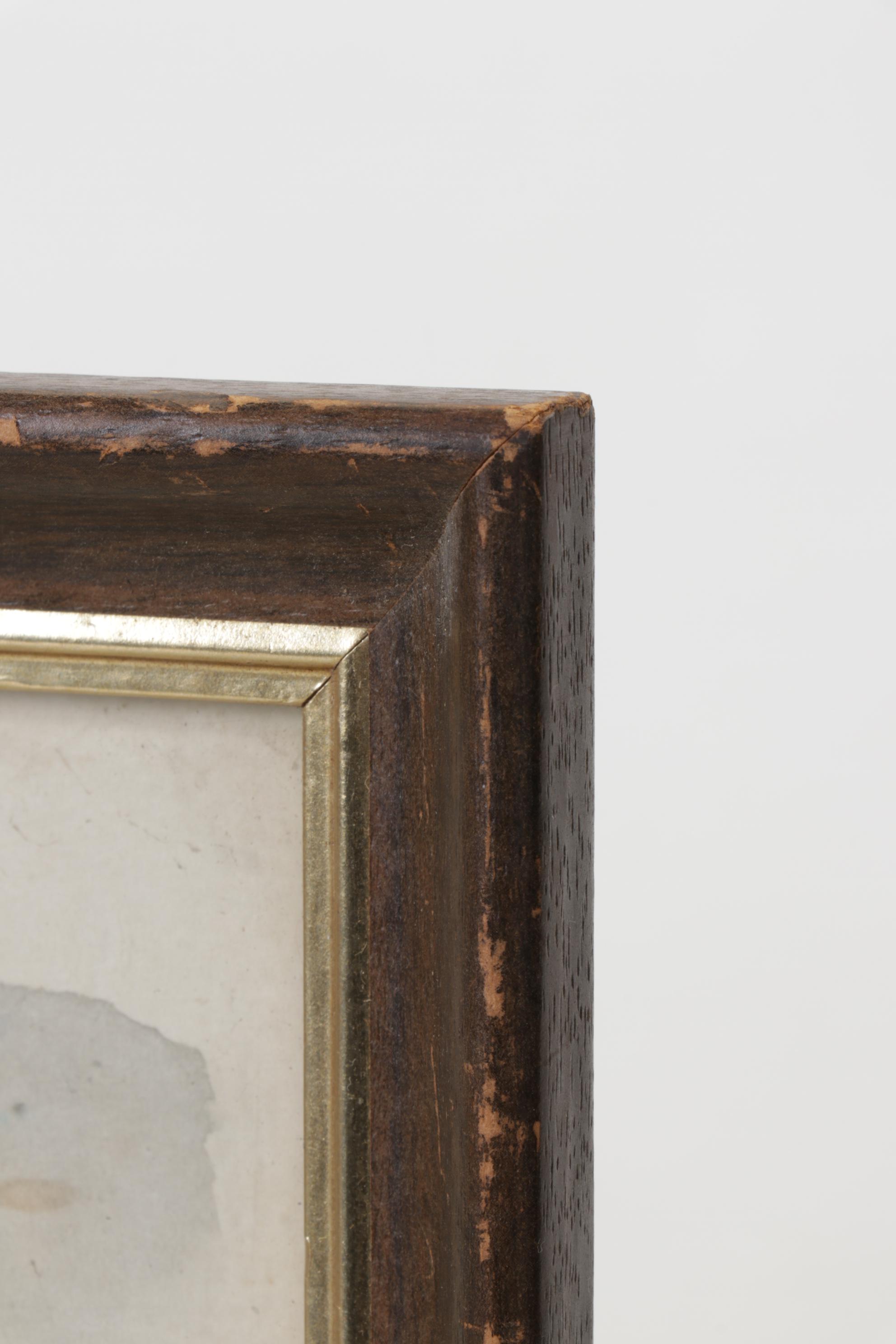 Abstract Watercolor Signed and Dated 1976