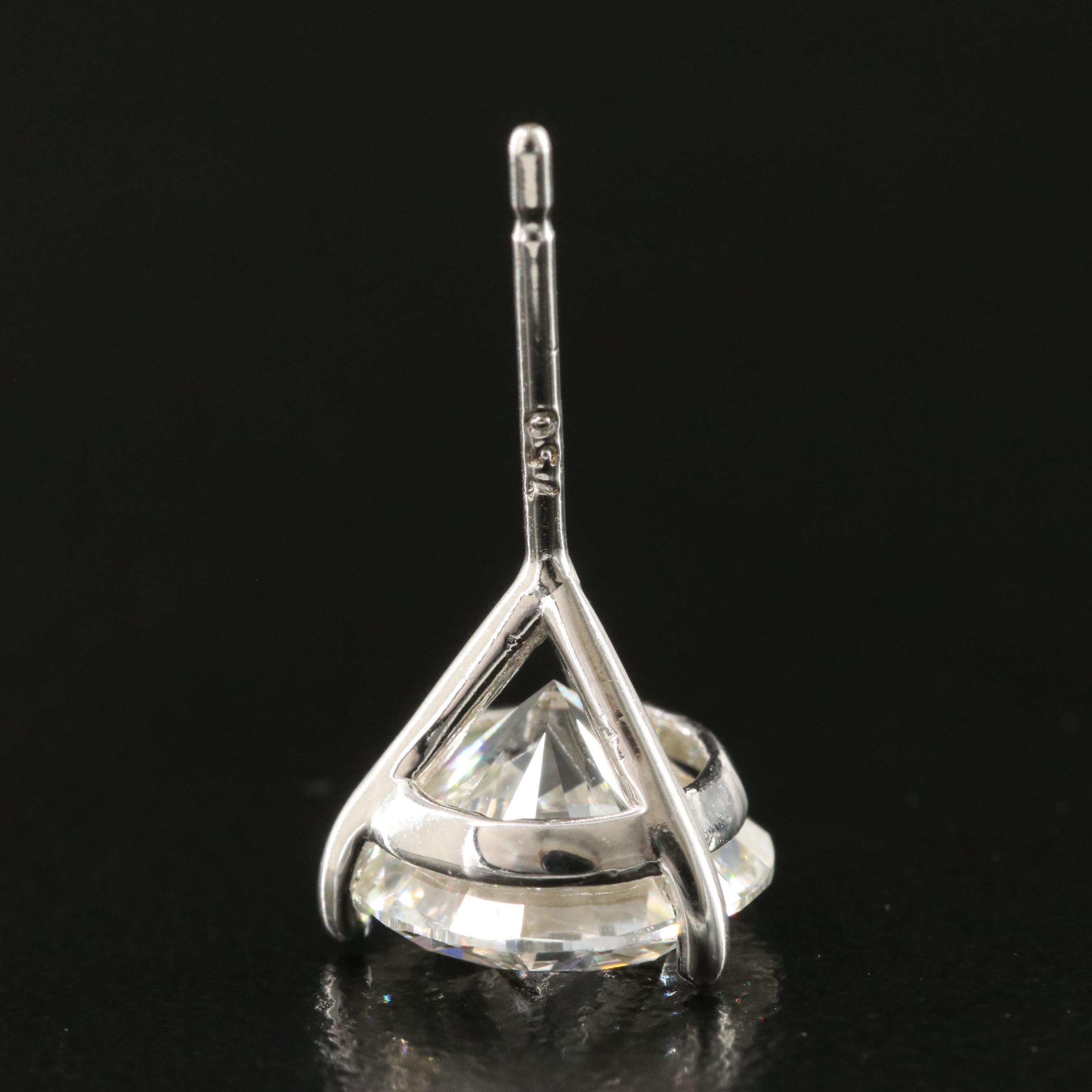 18K 4.00 CTW Lab Grown Diamond Solitaire Earrings