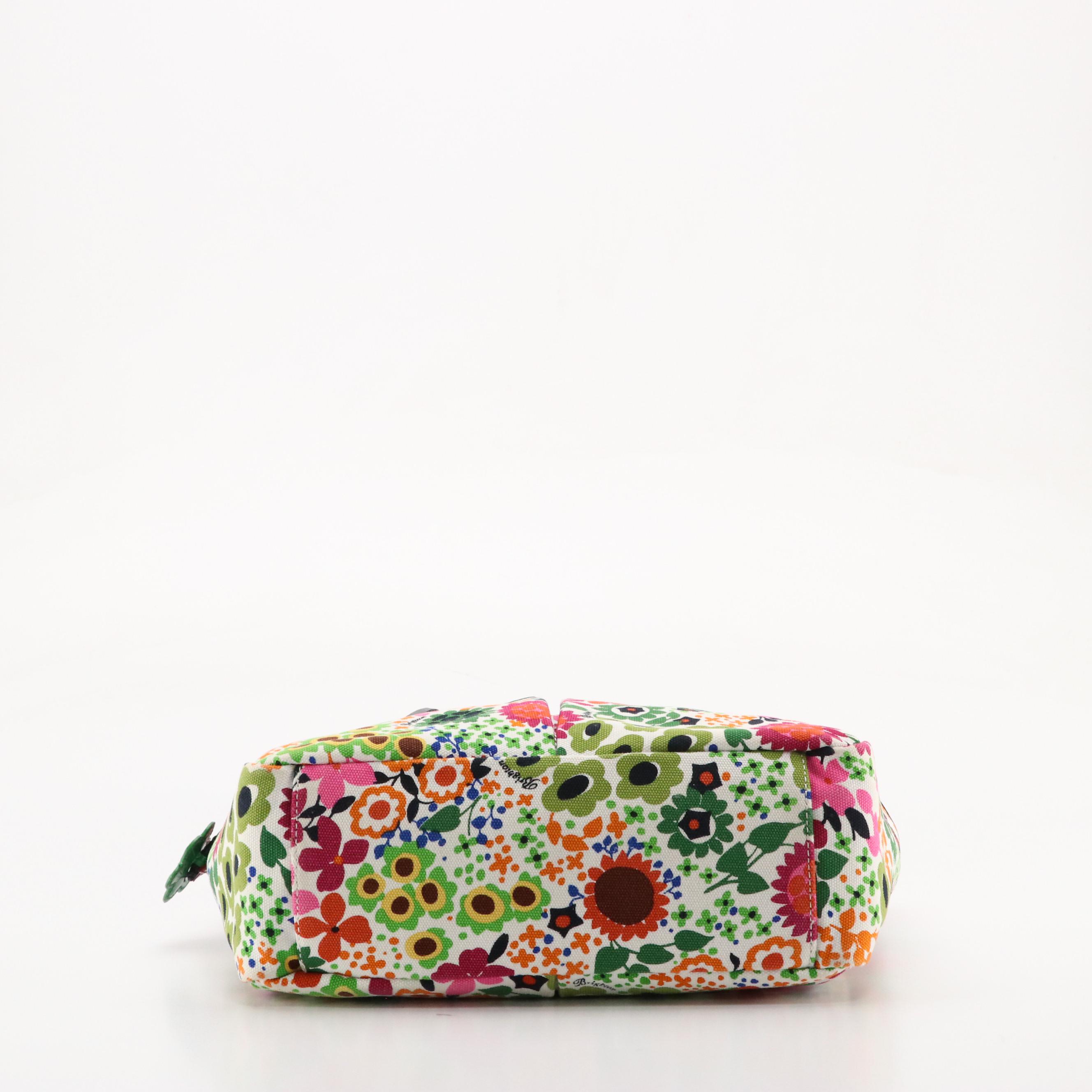 Brighton Tye Woven Raffia Shoulder Bag and Petunia Floral Textile Tote w/ Boxes