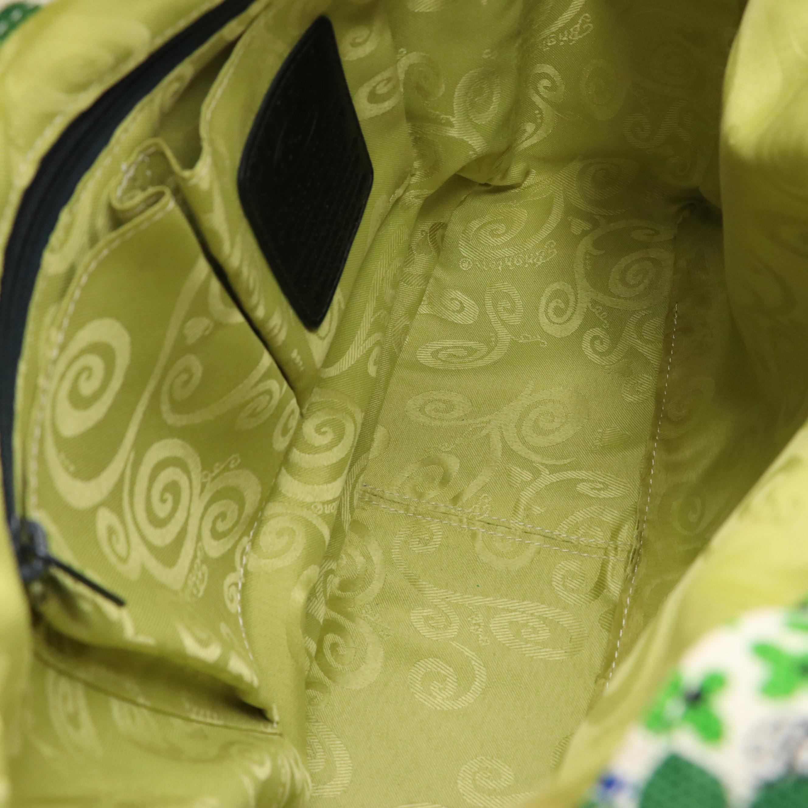 Brighton Tye Woven Raffia Shoulder Bag and Petunia Floral Textile Tote w/ Boxes