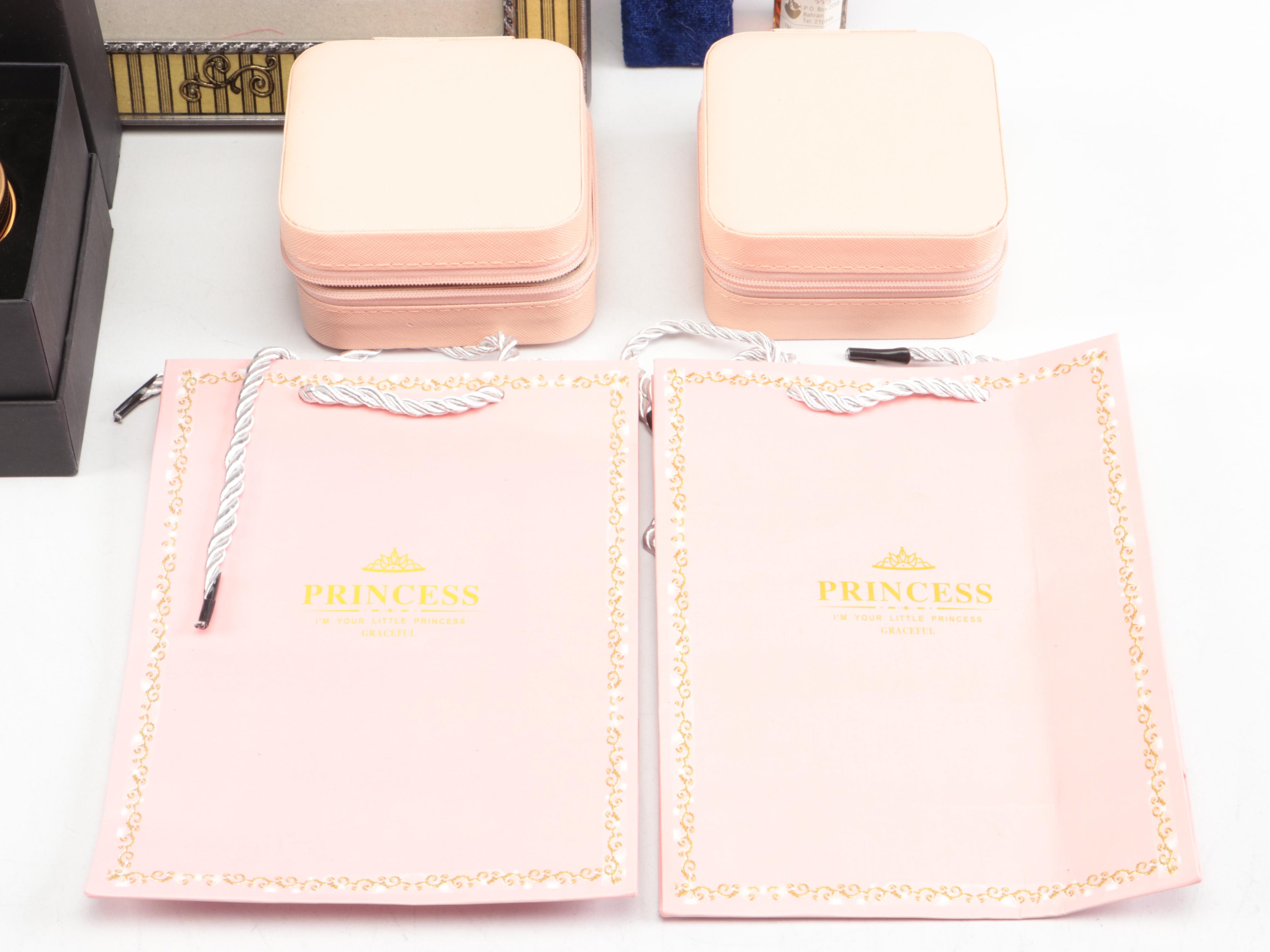 Charm Beads with Travel Jewelry Boxes and Other Décor