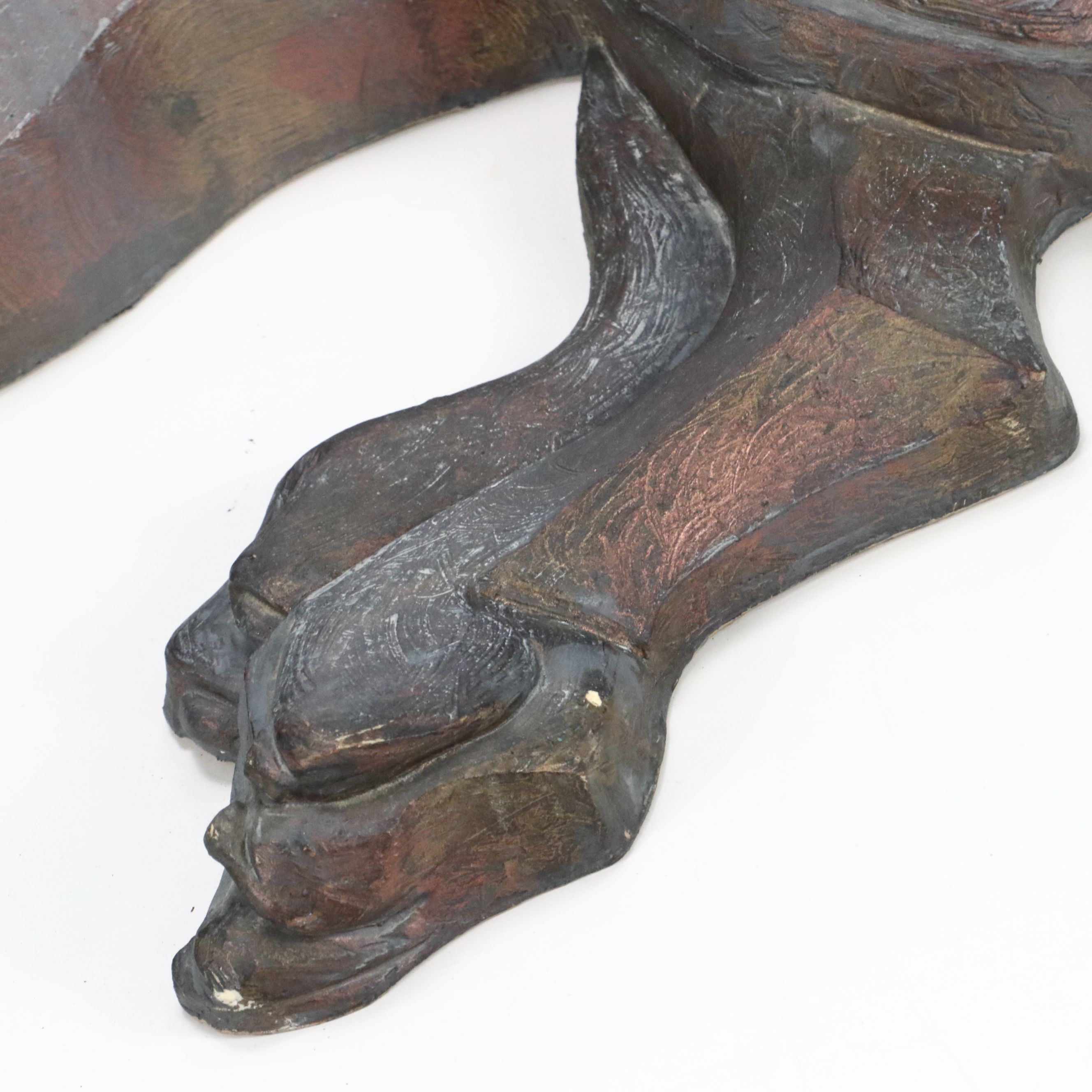 The Casey Collection Modernist Bronzed Finish Recumbent Lion, Late 20th Century