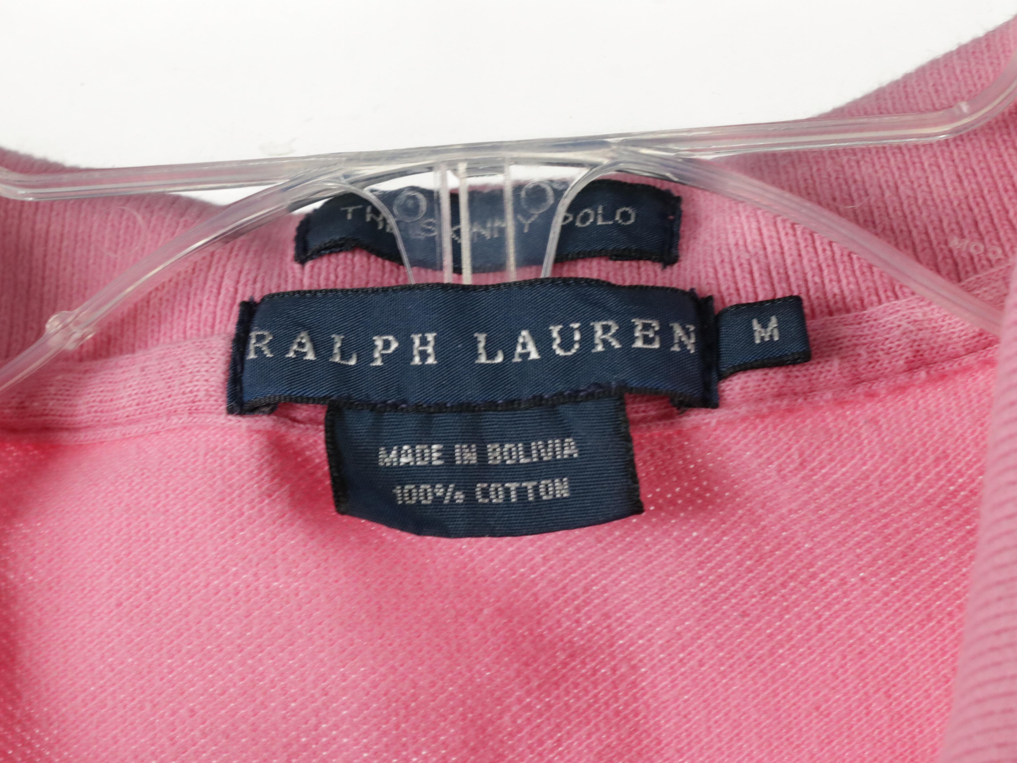 Ralph Lauren "The Skinny" and "Classic" Short Sleeve Polo Shirts in Cotton