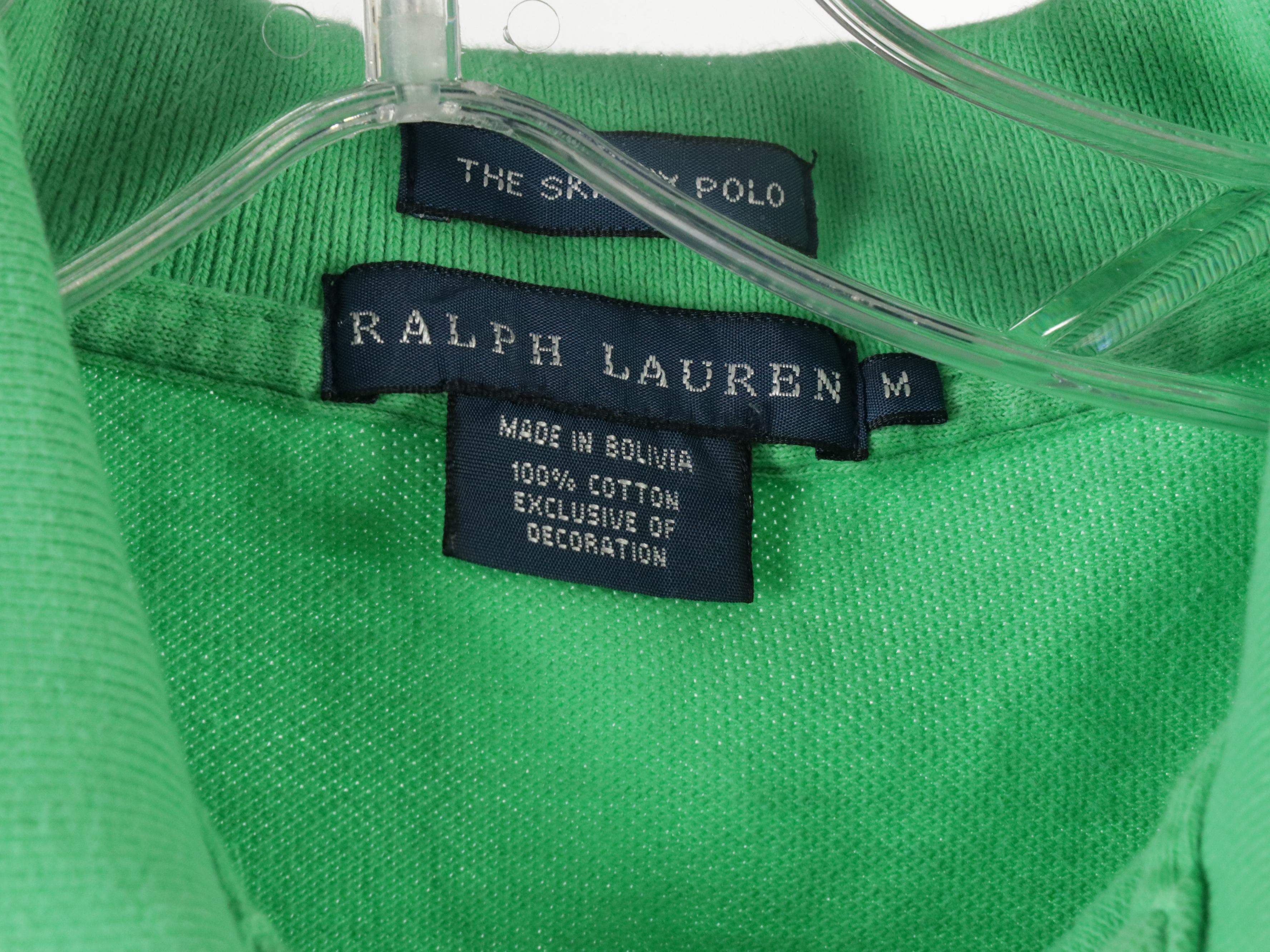 Ralph Lauren "The Skinny" and "Classic" Short Sleeve Polo Shirts in Cotton