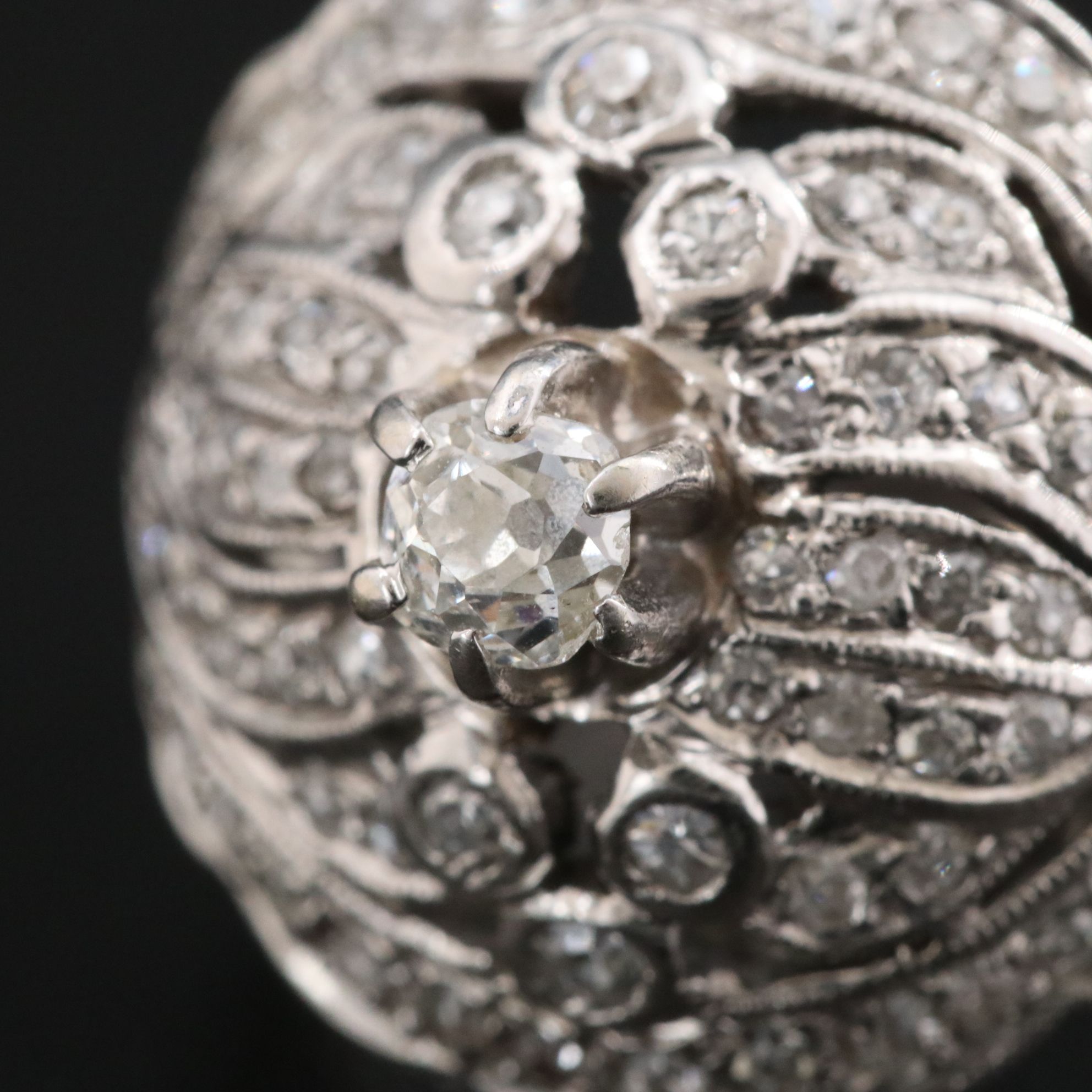 Harold Freeman 14K 1.07 CTW Diamond Dome Ring