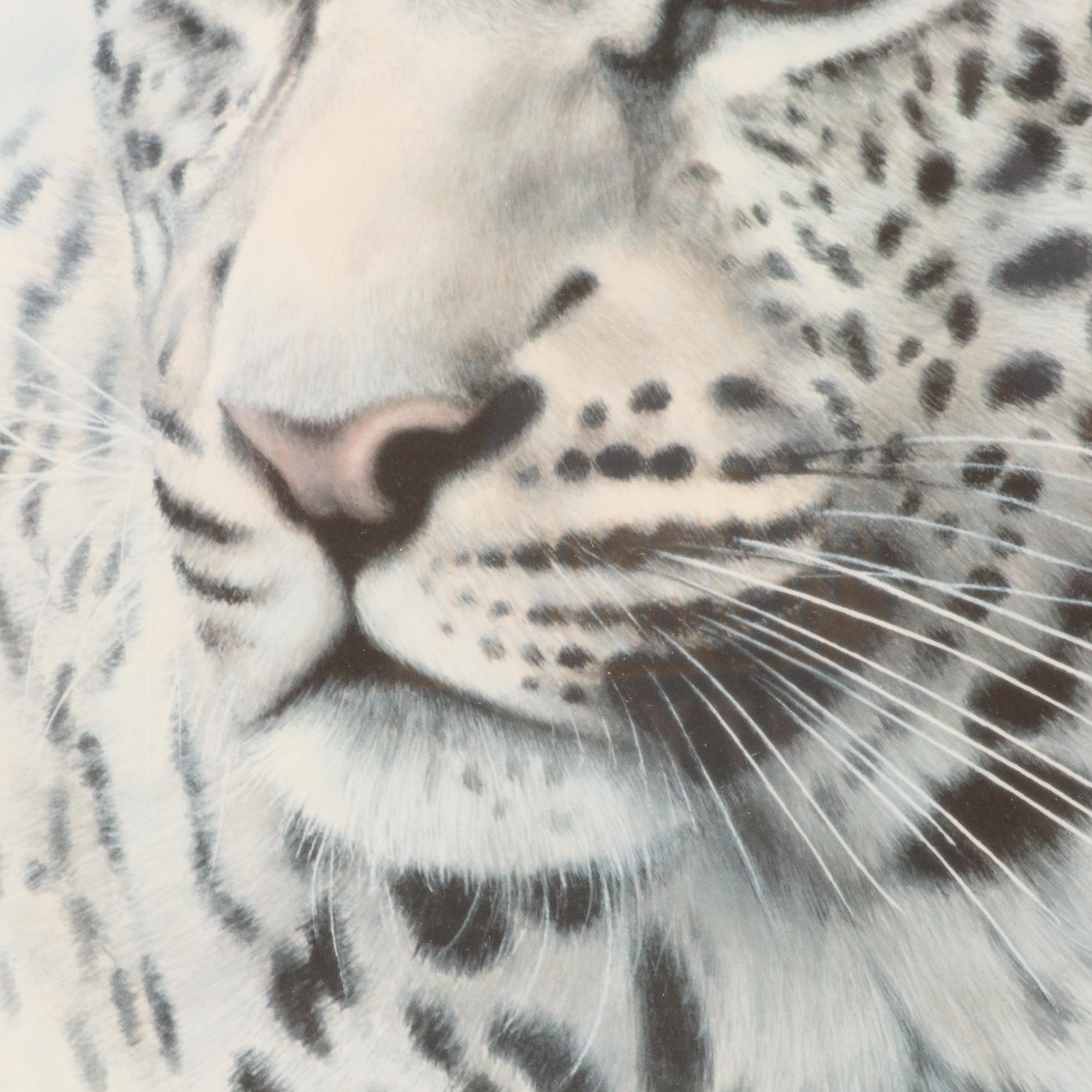 Charles Fracé Offset Lithograph "African Leopard"