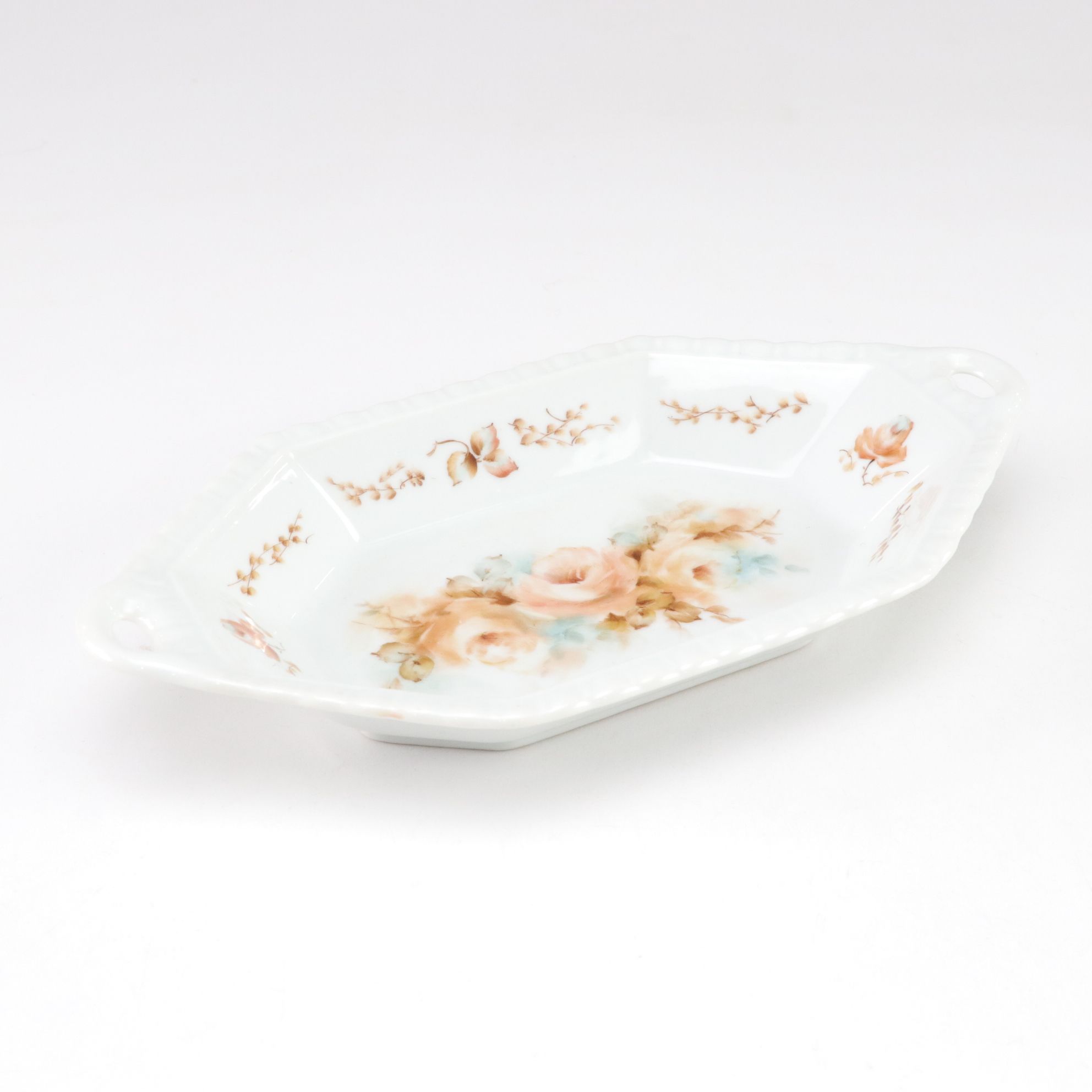 Hand-Painted Floral Trinket Dishes, Condiment Dishes, and More