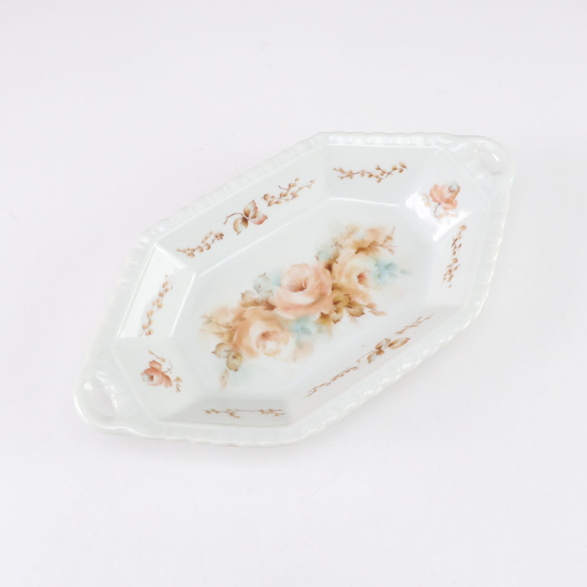 Hand-Painted Floral Trinket Dishes, Condiment Dishes, and More
