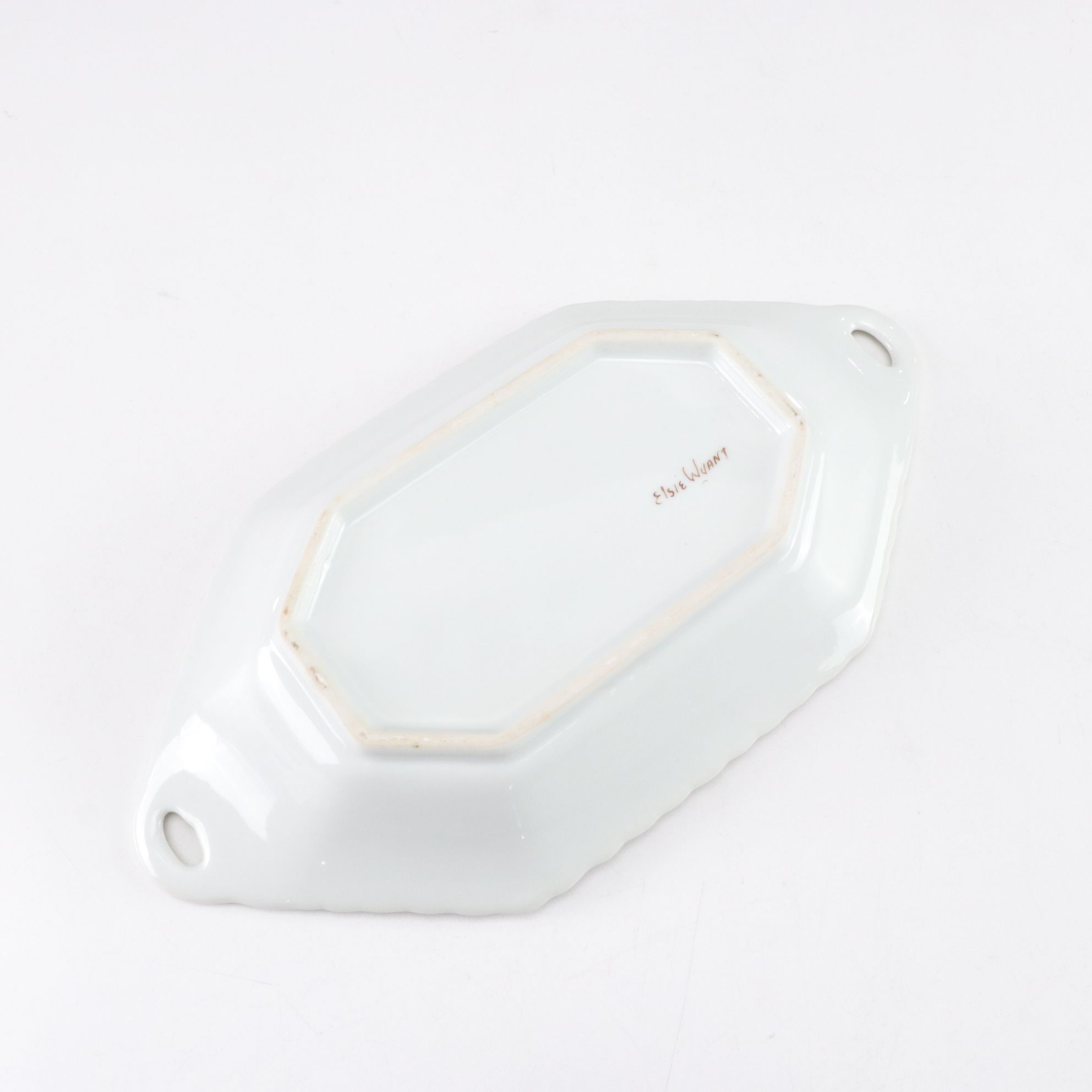 Hand-Painted Floral Trinket Dishes, Condiment Dishes, and More