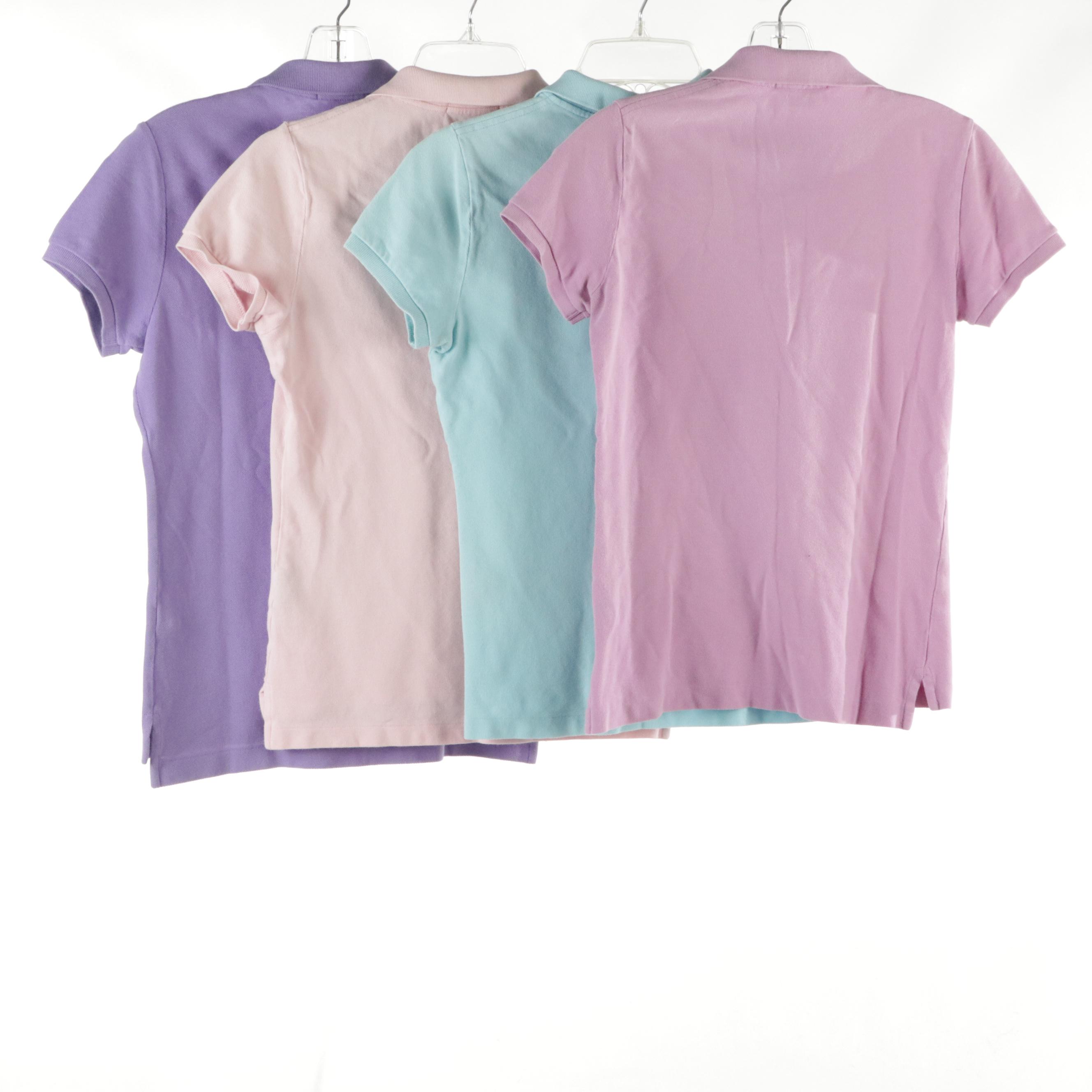 Ralph Lauren "The Skinny" Short Sleeve Polo Shirts in Cotton