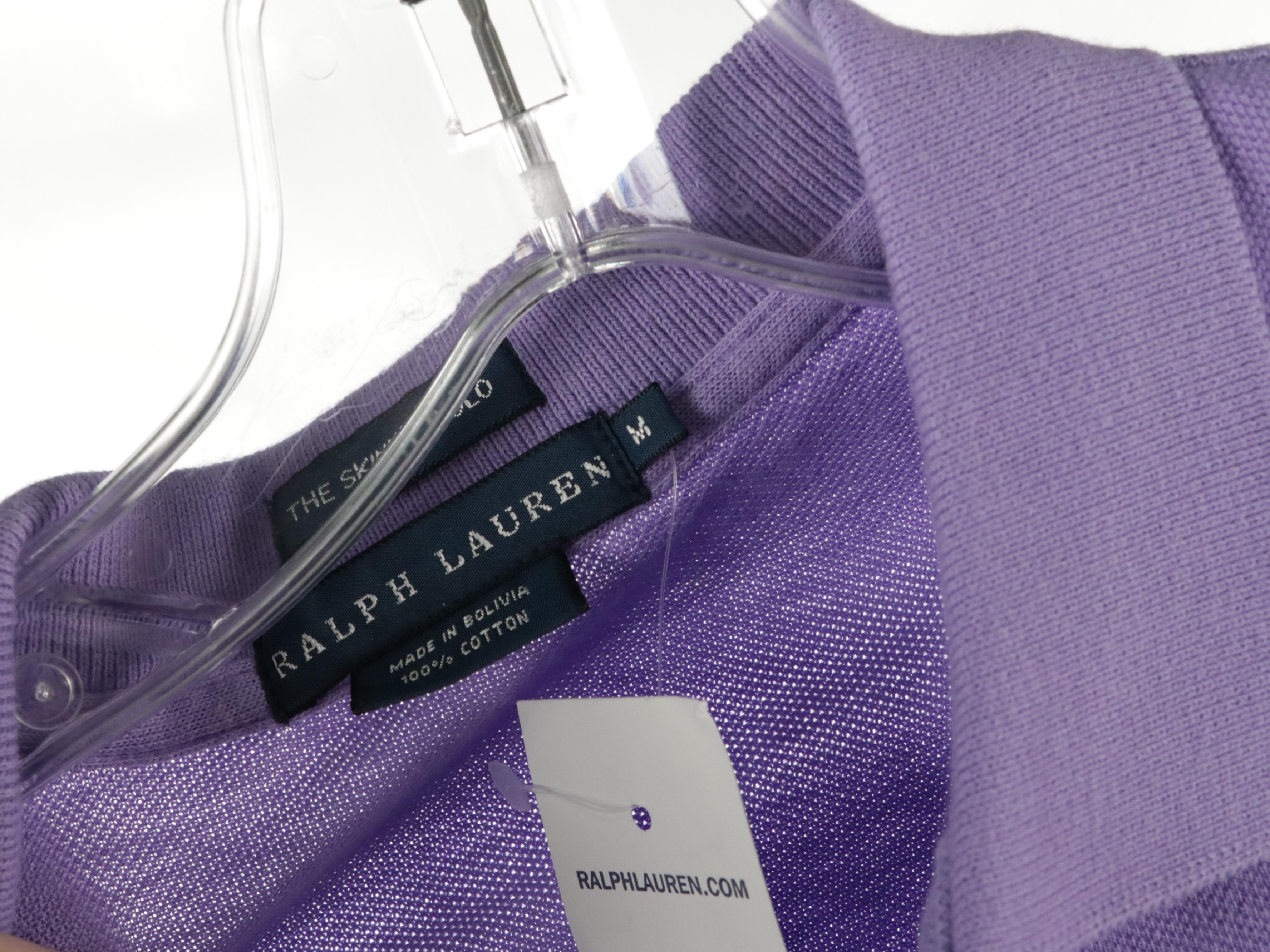 Ralph Lauren "The Skinny" Short Sleeve Polo Shirts in Cotton