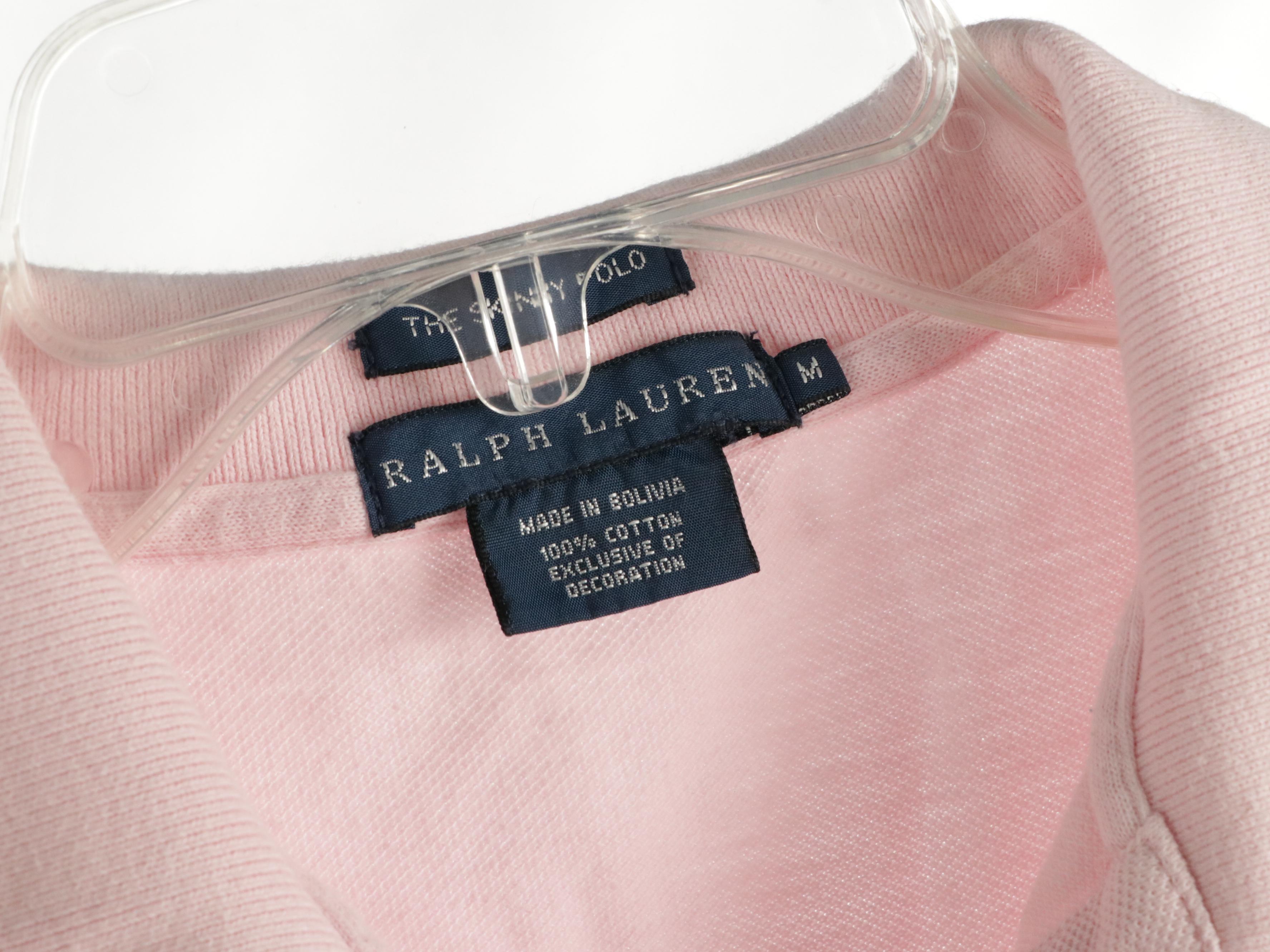 Ralph Lauren "The Skinny" Short Sleeve Polo Shirts in Cotton