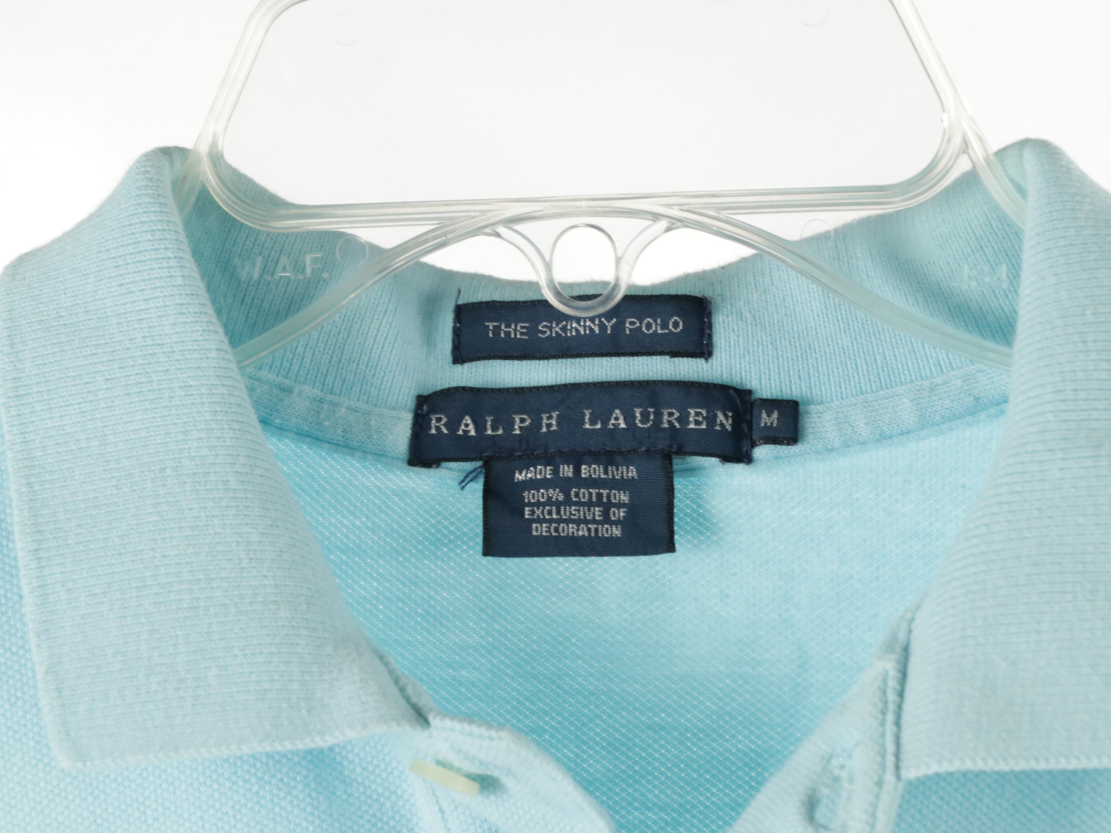 Ralph Lauren "The Skinny" Short Sleeve Polo Shirts in Cotton