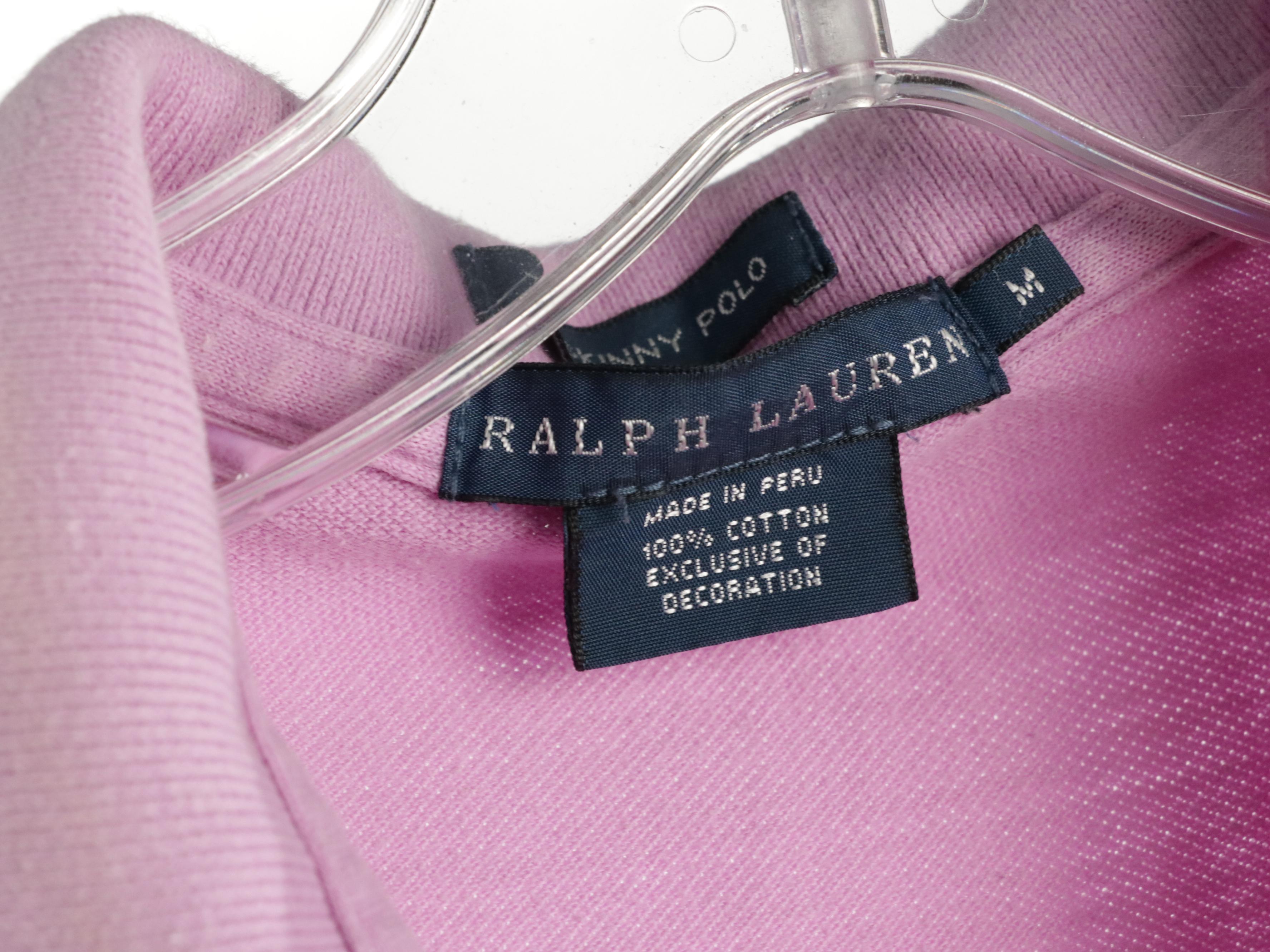 Ralph Lauren "The Skinny" Short Sleeve Polo Shirts in Cotton