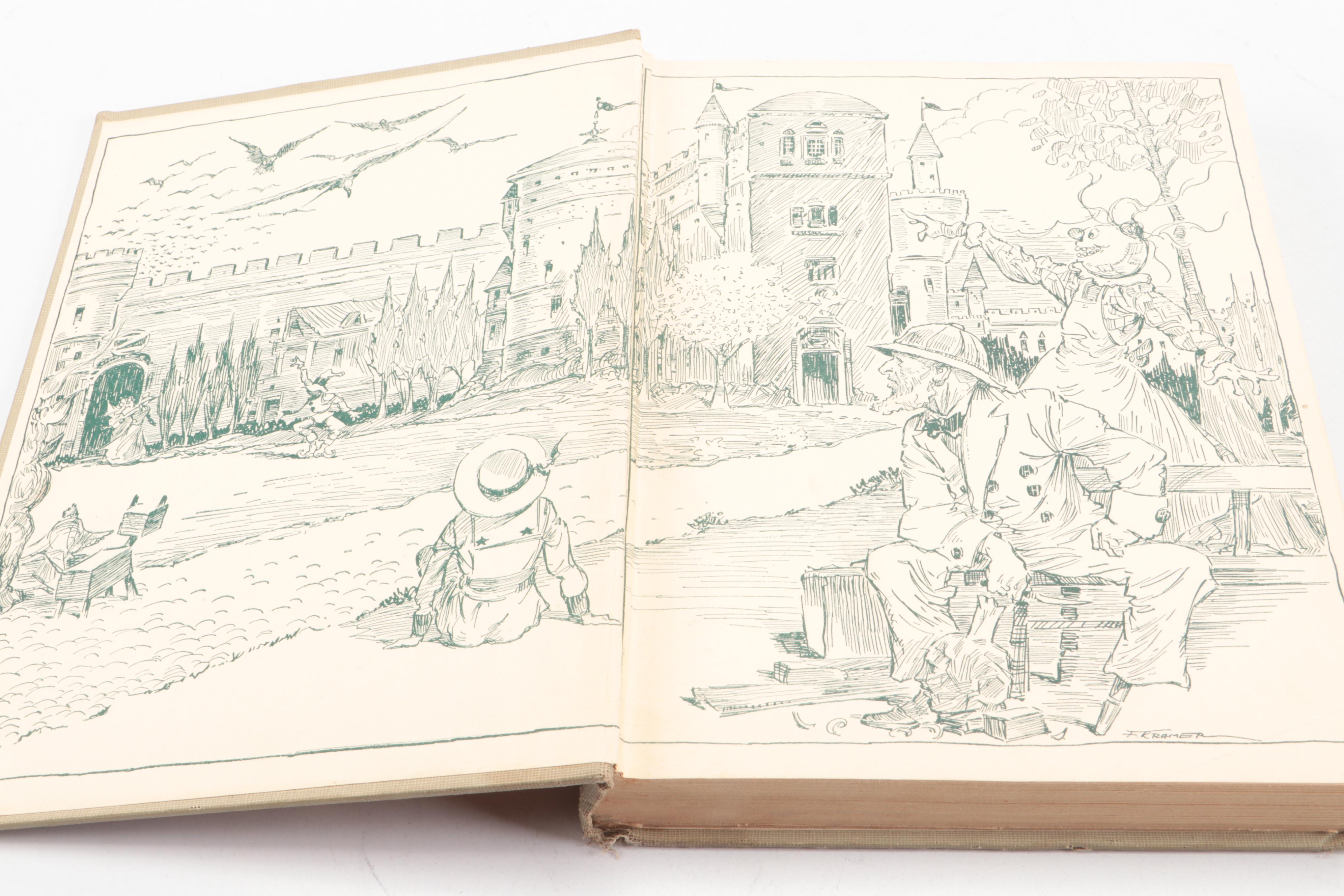 Frank Kramer Illustrated "The Magical Mimics in Oz" by Jack Snow, 1946