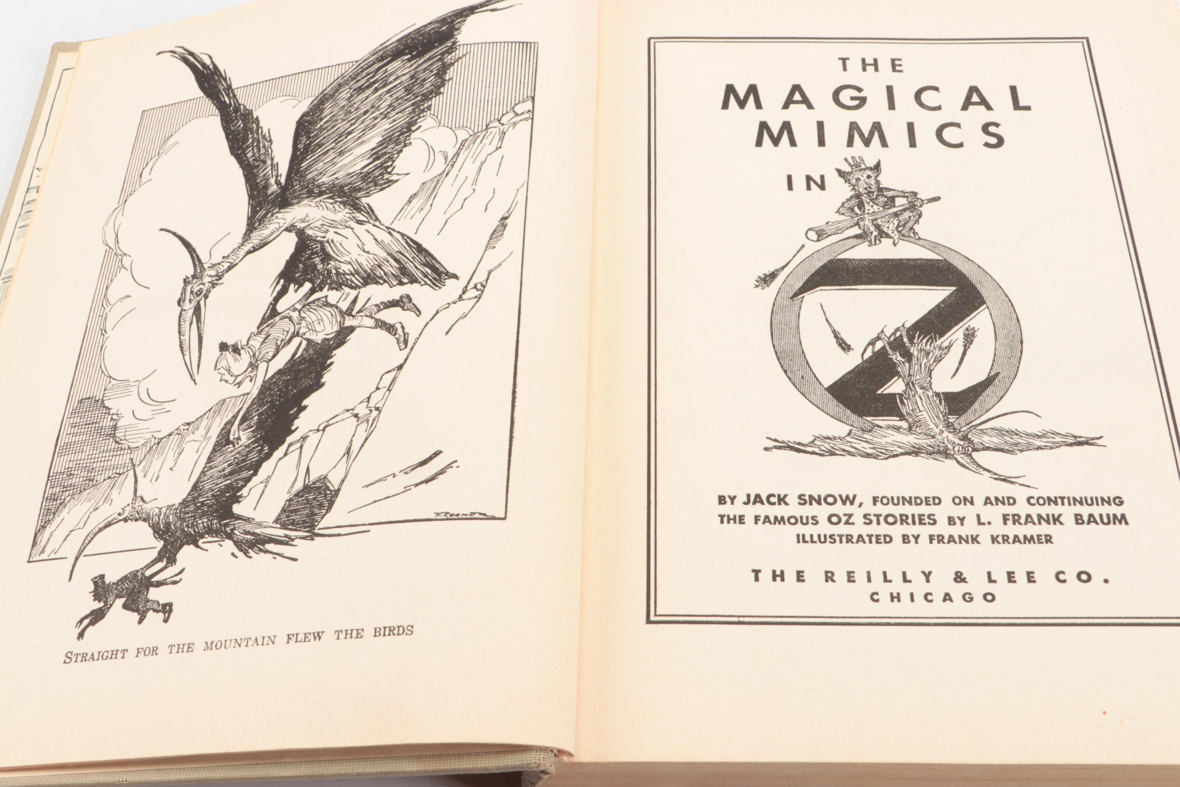 Frank Kramer Illustrated "The Magical Mimics in Oz" by Jack Snow, 1946