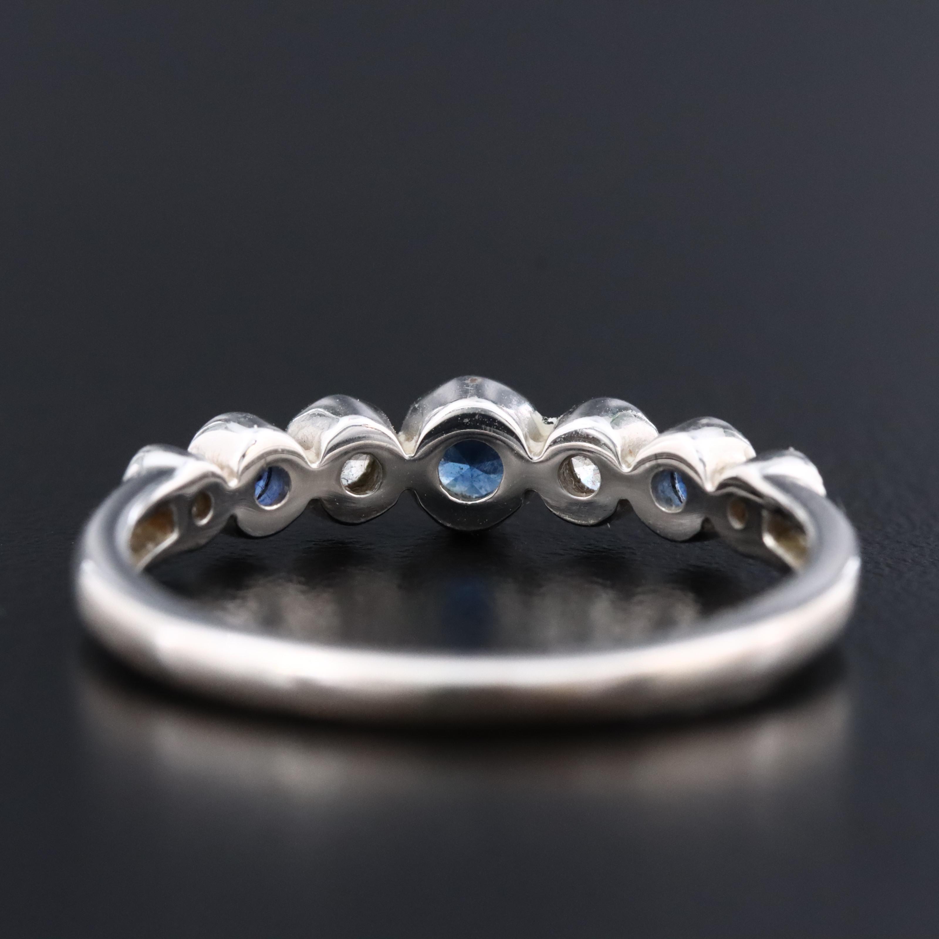 14K Sapphire and Diamond Ring