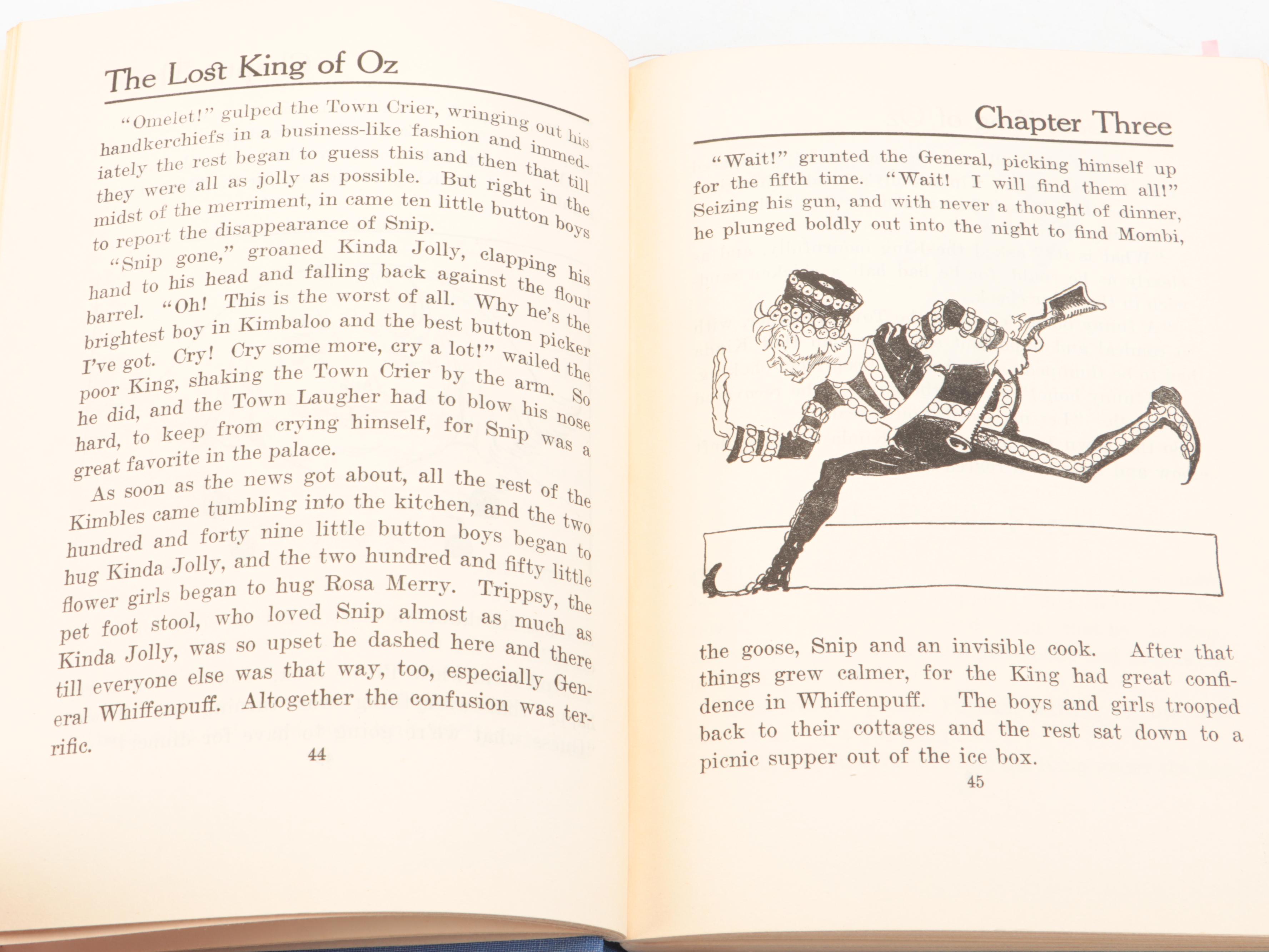 John R. Neill Illustrated "The Lost King of Oz" by Ruth Plumly Thompson
