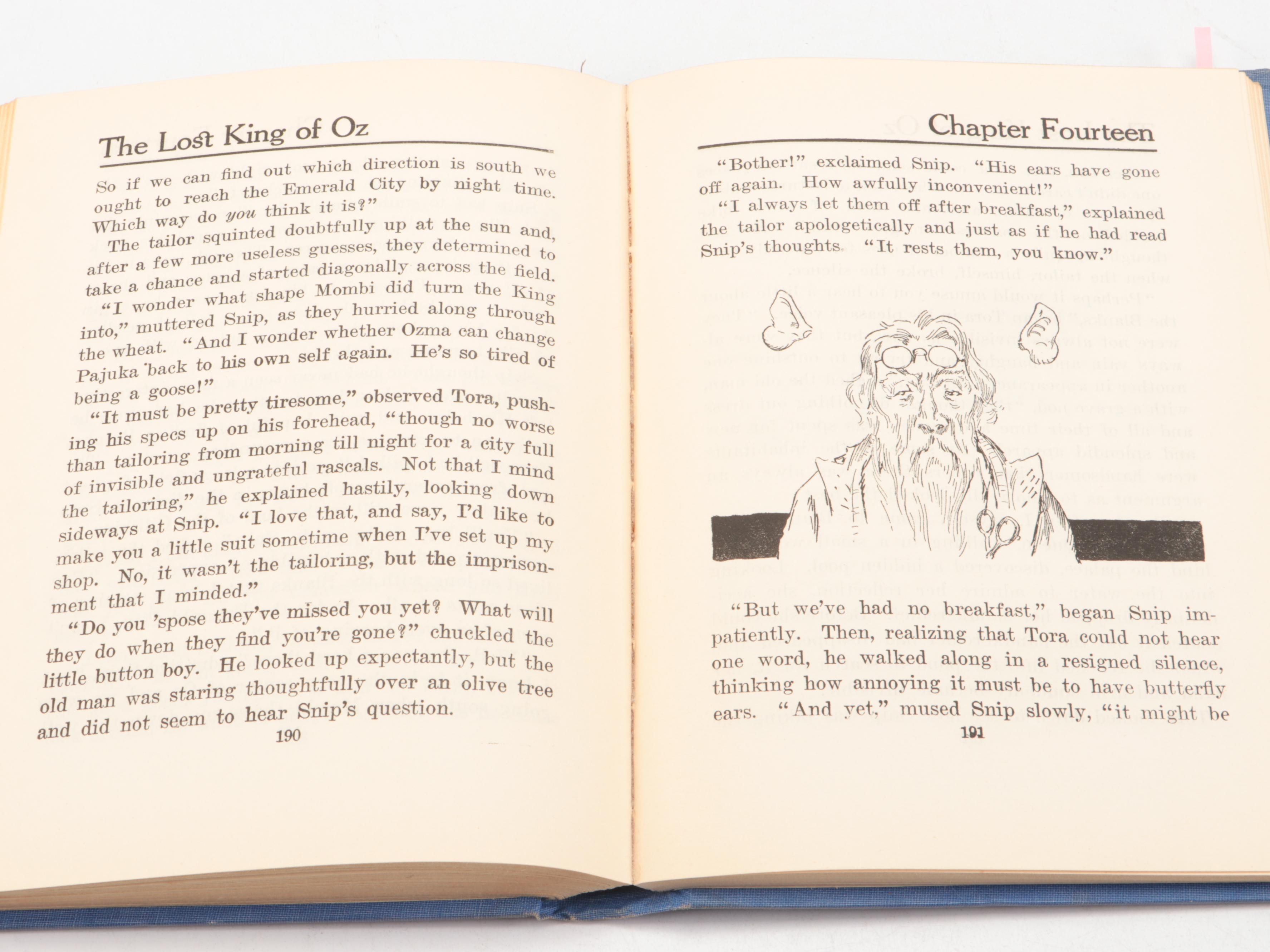 John R. Neill Illustrated "The Lost King of Oz" by Ruth Plumly Thompson