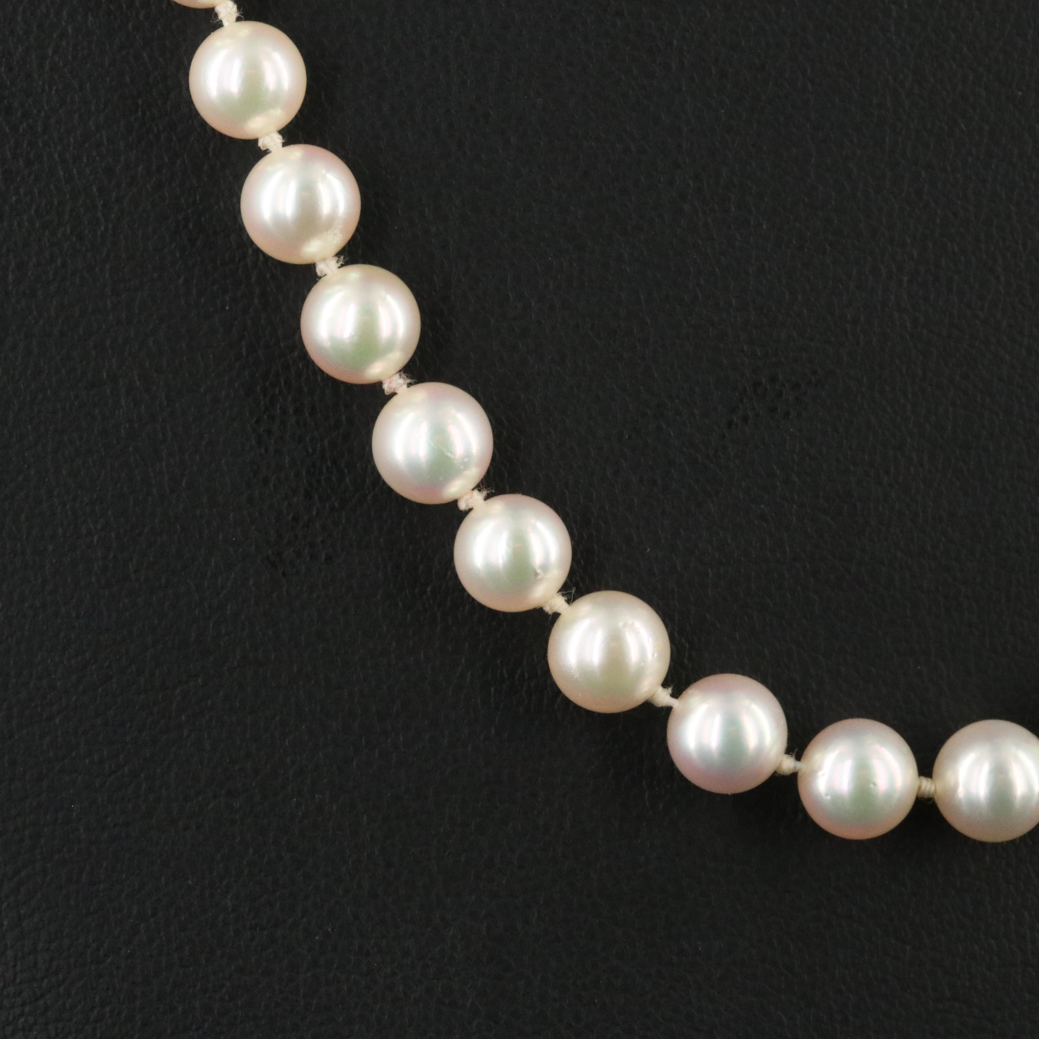 Pearl Necklace with 14K Clasp