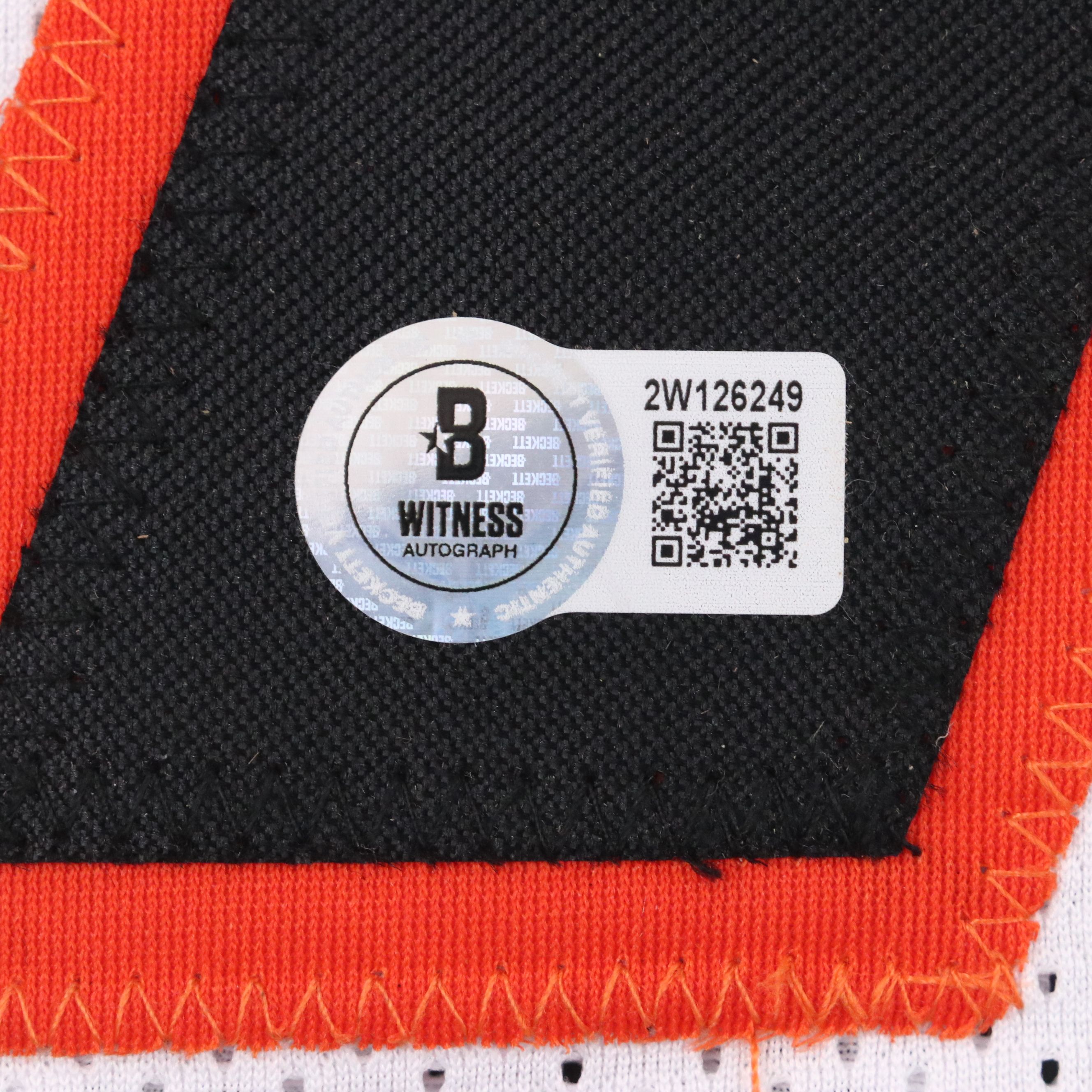 Trent Brown Signed Cincinnati Bengals Football Jersey, Beckett