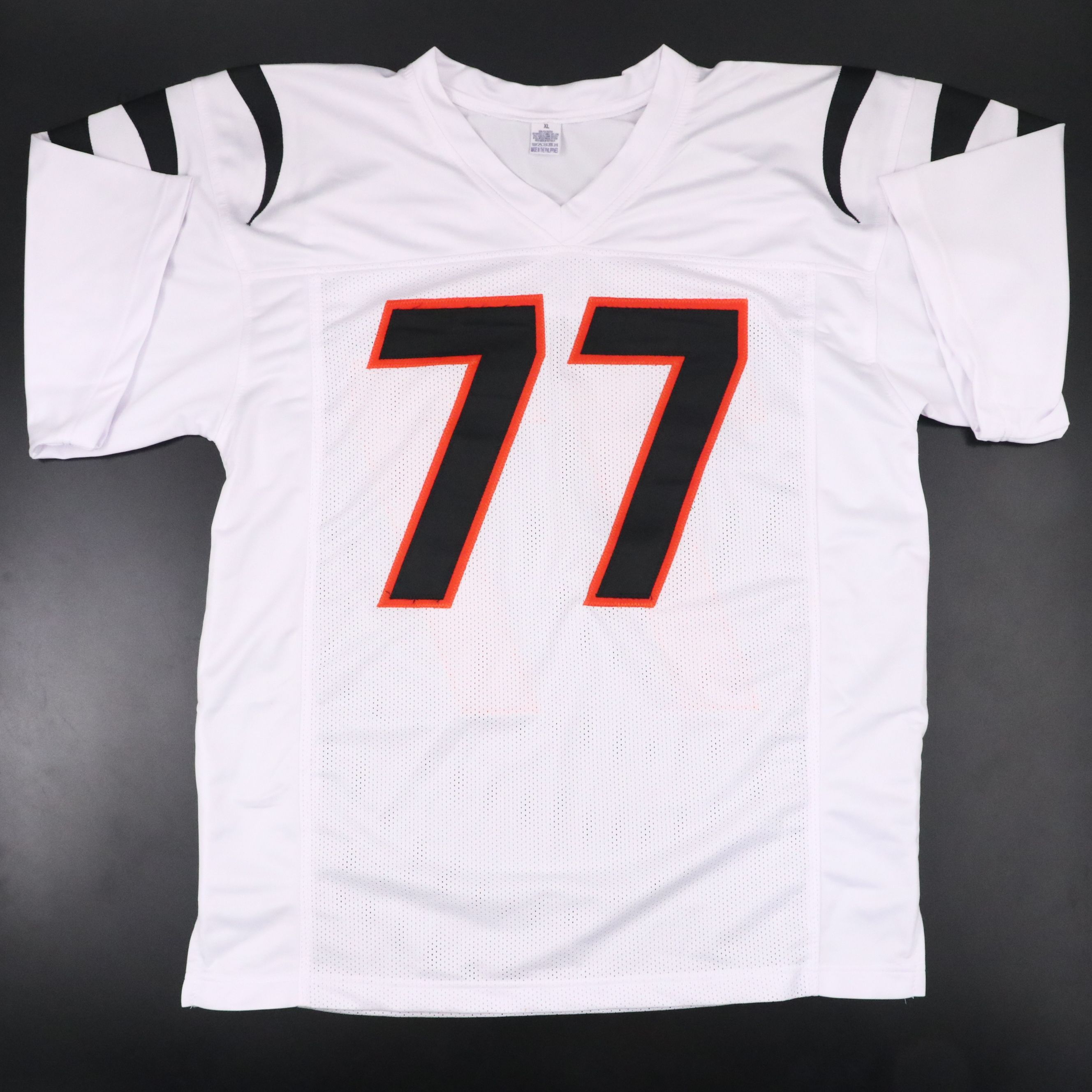Trent Brown Signed Cincinnati Bengals Football Jersey, Beckett