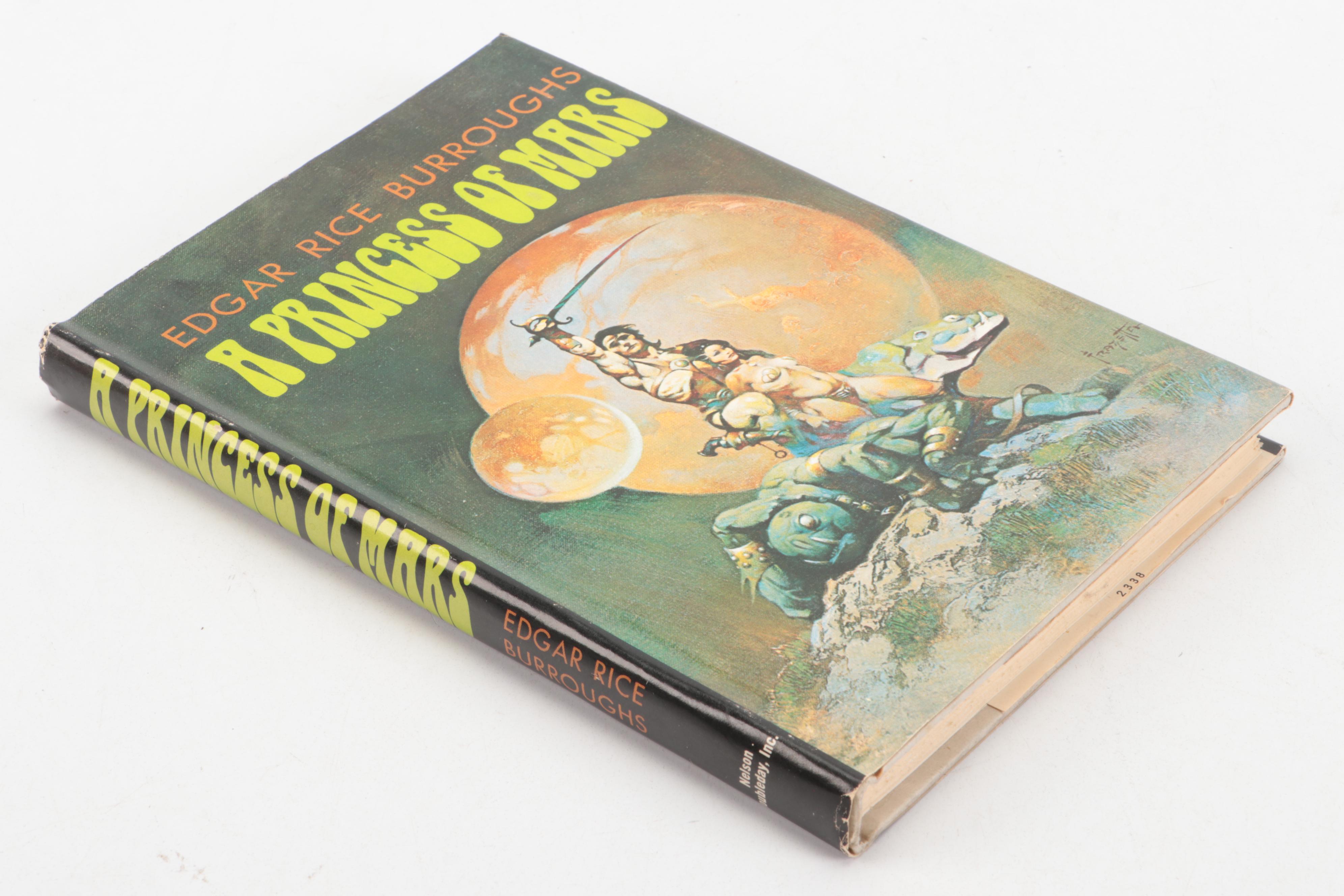 Book Club Edition "A Princess of Mars" and More Books by Edgar Rice Burroughs