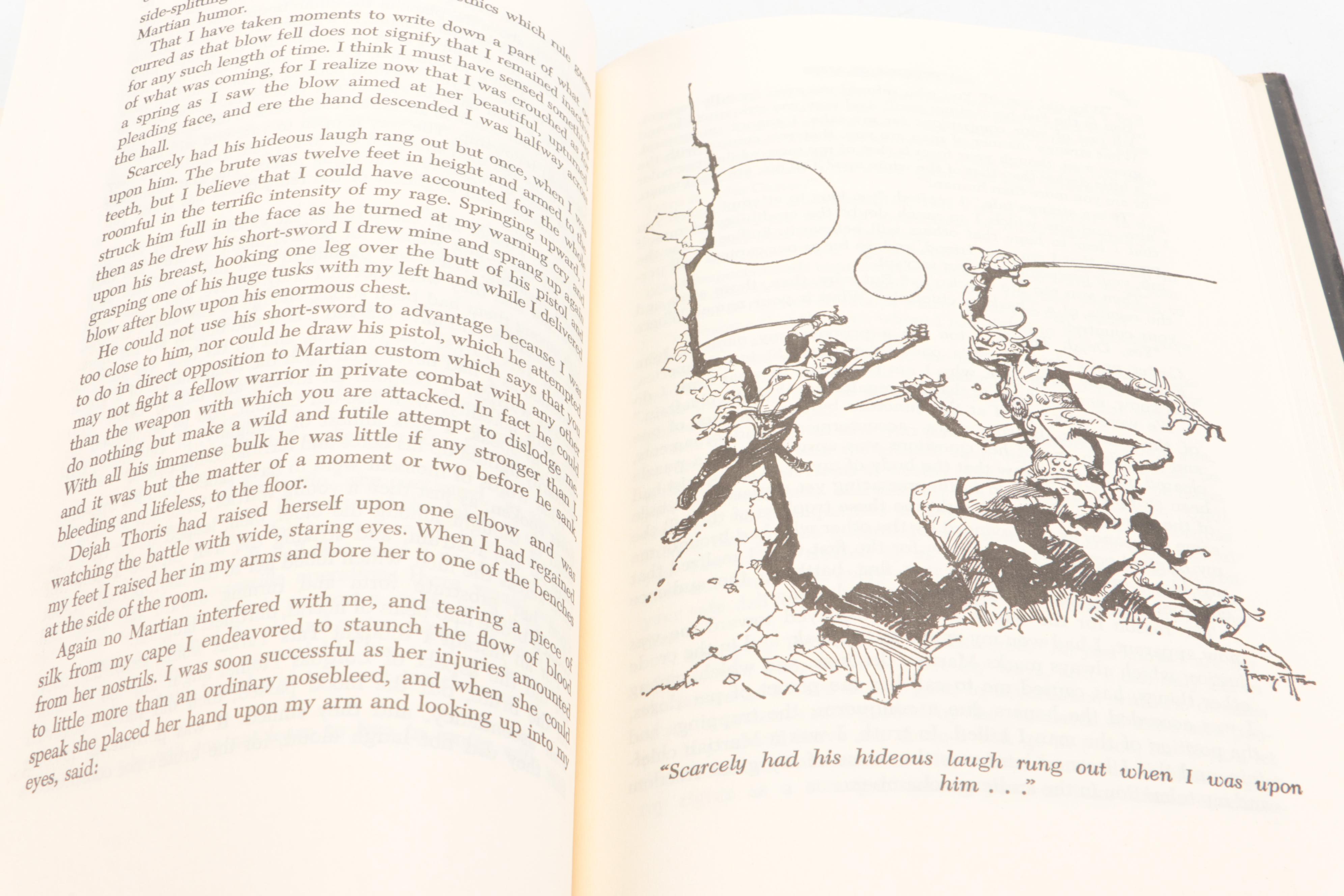 Book Club Edition "A Princess of Mars" and More Books by Edgar Rice Burroughs