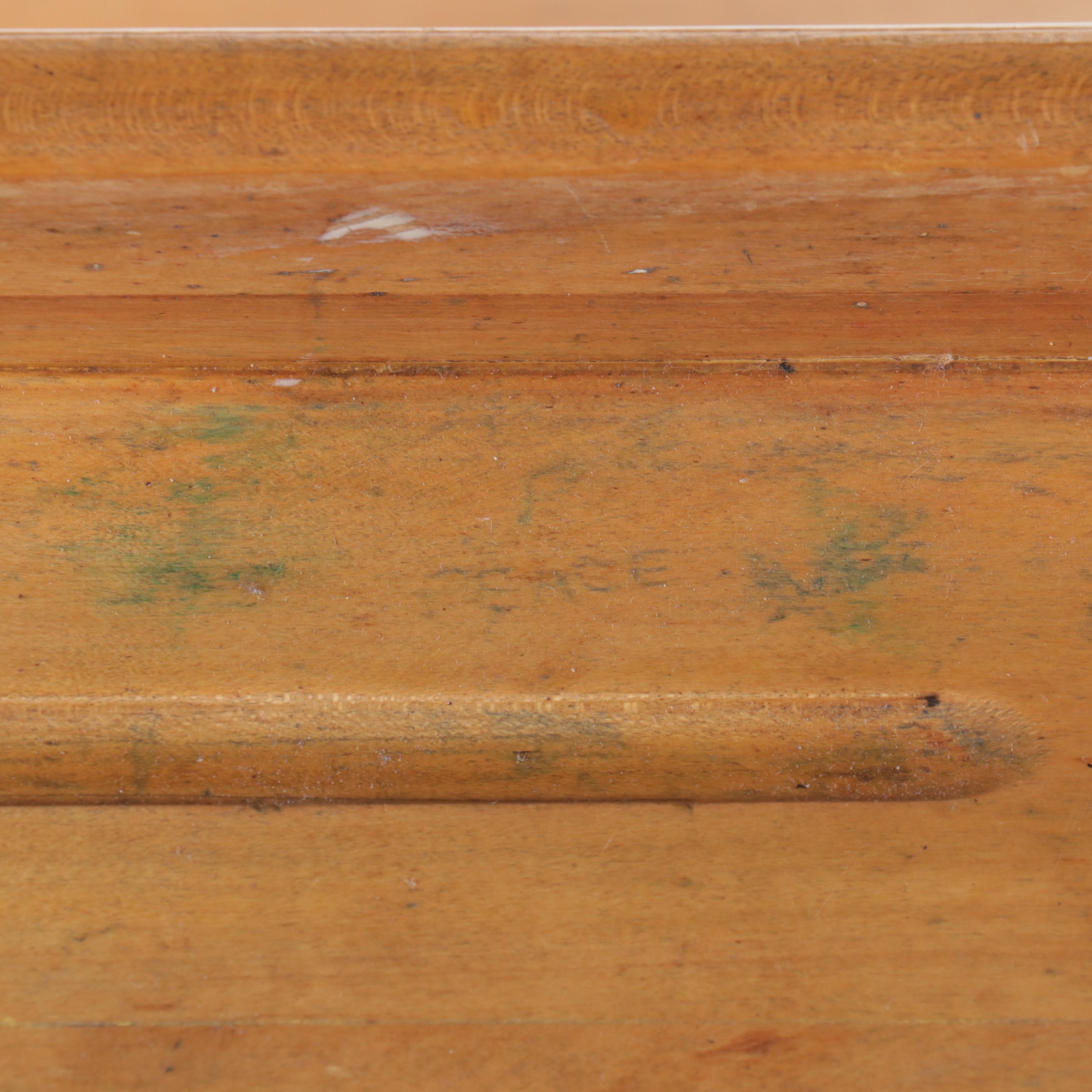 New Peabody Cast Iron and Wood School Desk, 20th Century