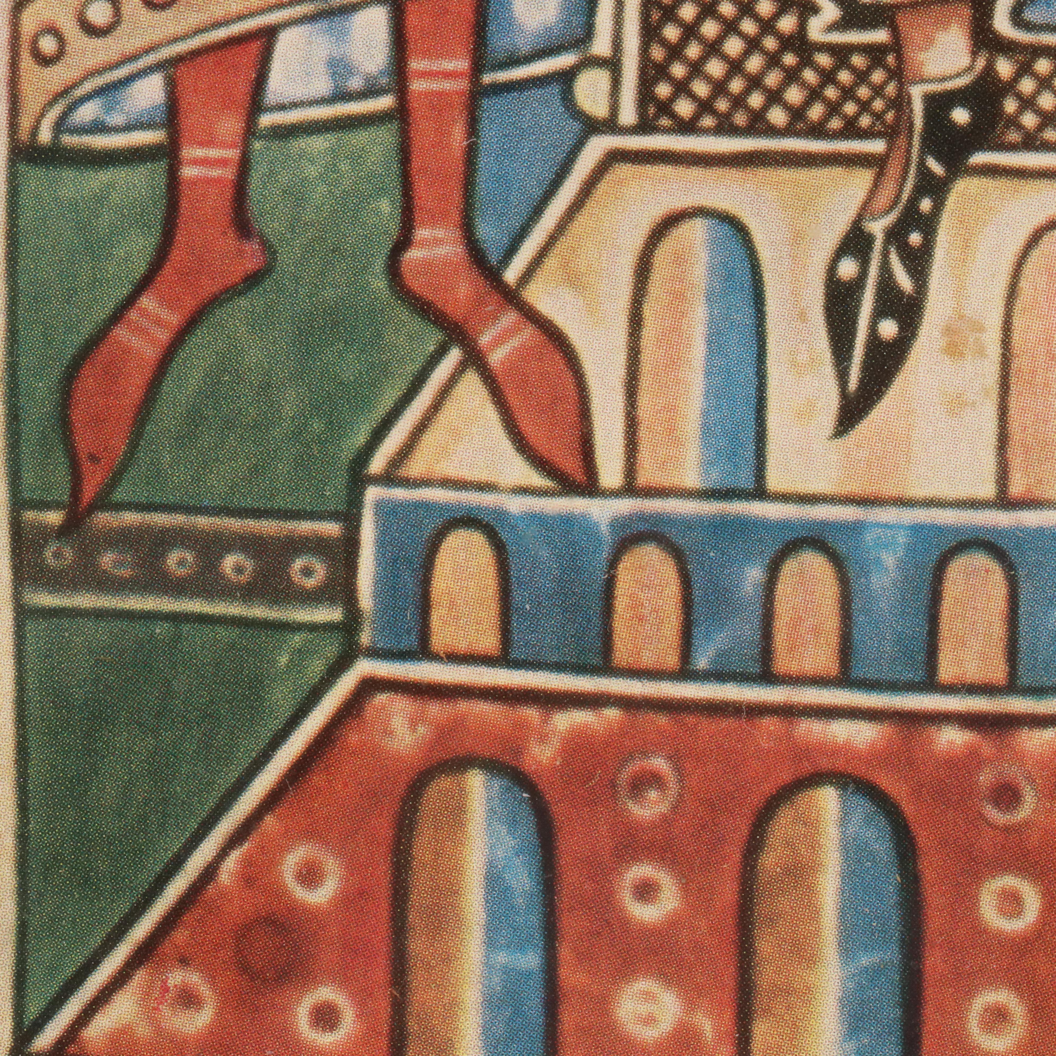 Offset Lithograph of Empereor Barbarossa with His Sons