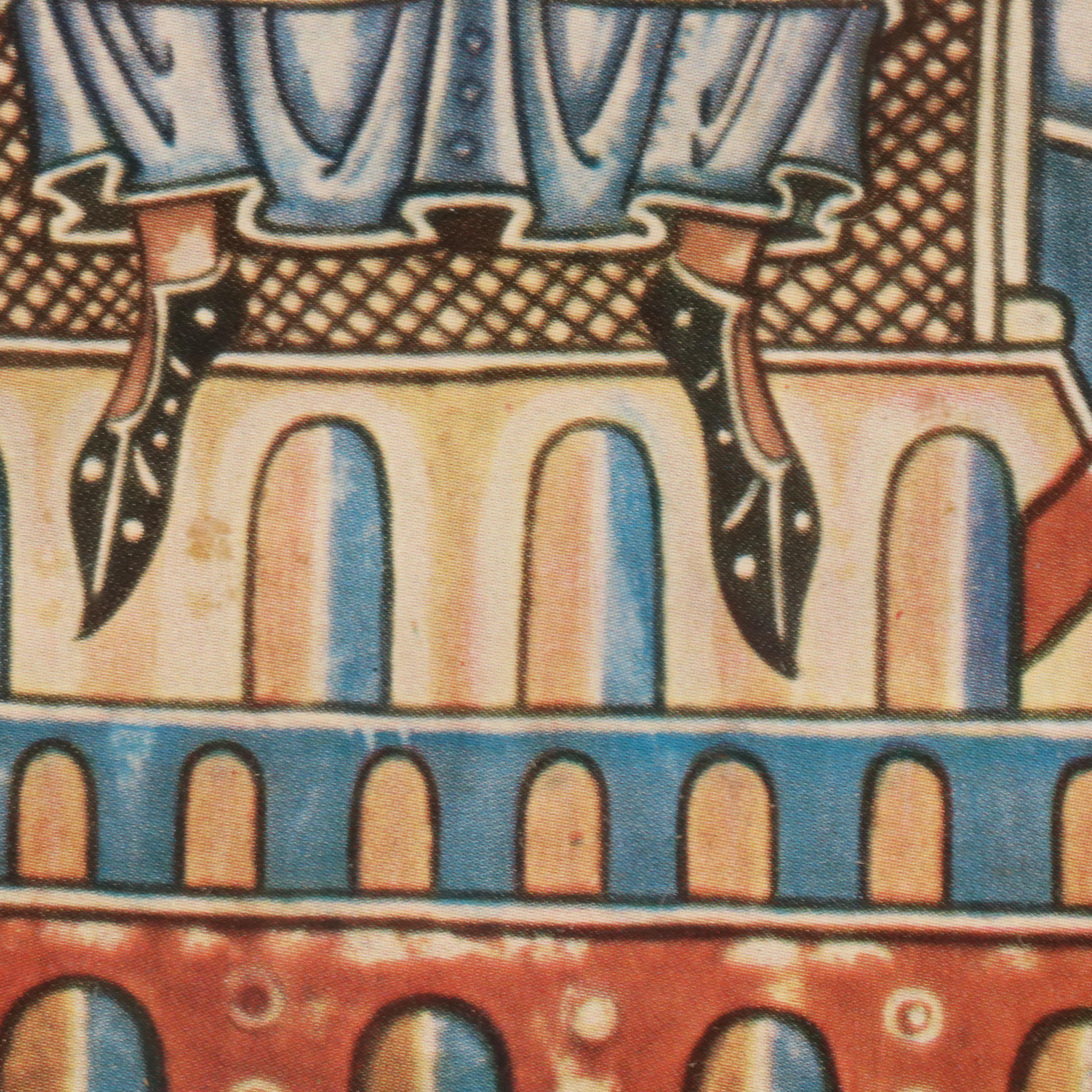 Offset Lithograph of Empereor Barbarossa with His Sons